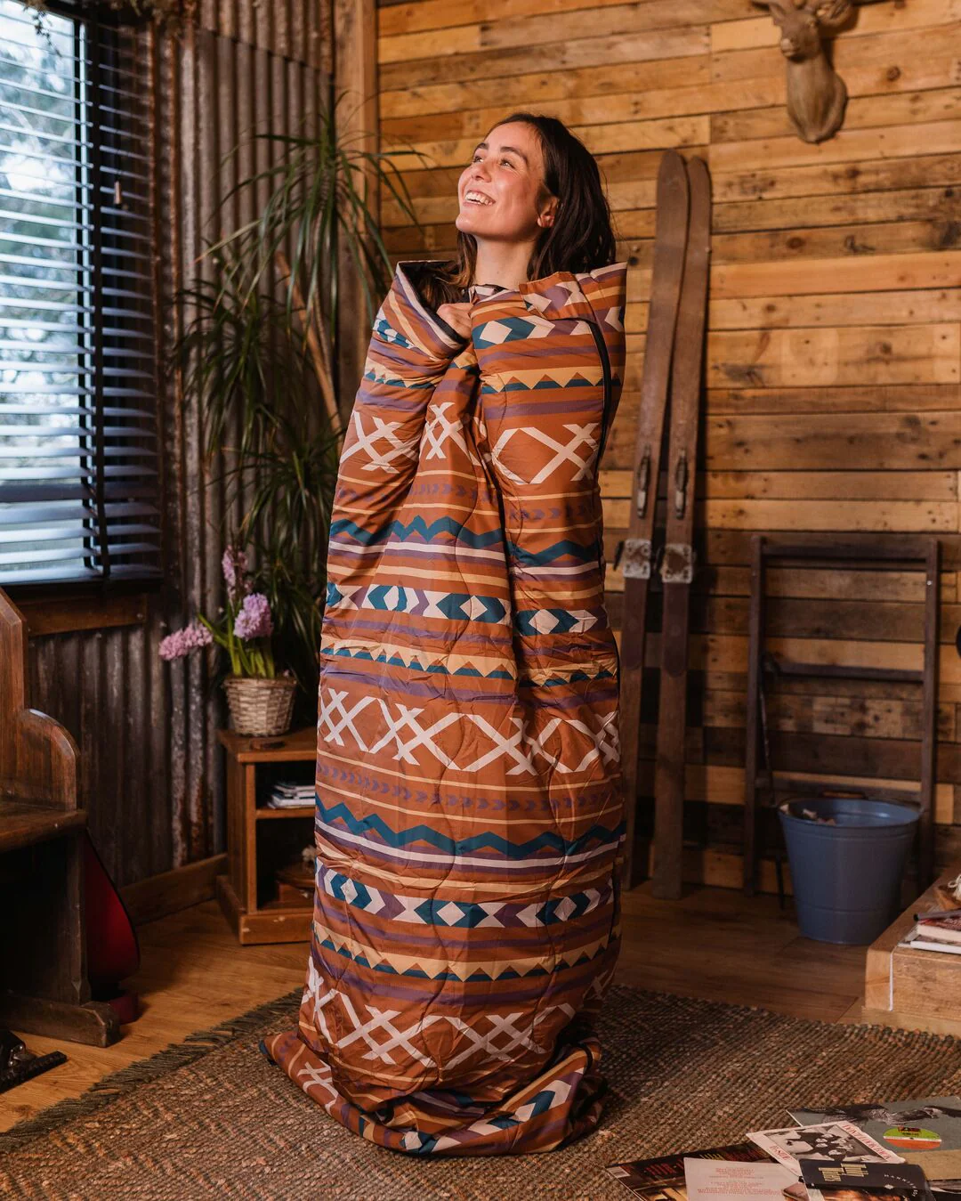 Twilight Sleeping Bag - Ginger Paddle Geo - Image 14