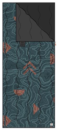 Twilight Sleeping Bag - Mediterranean Map - Image 12