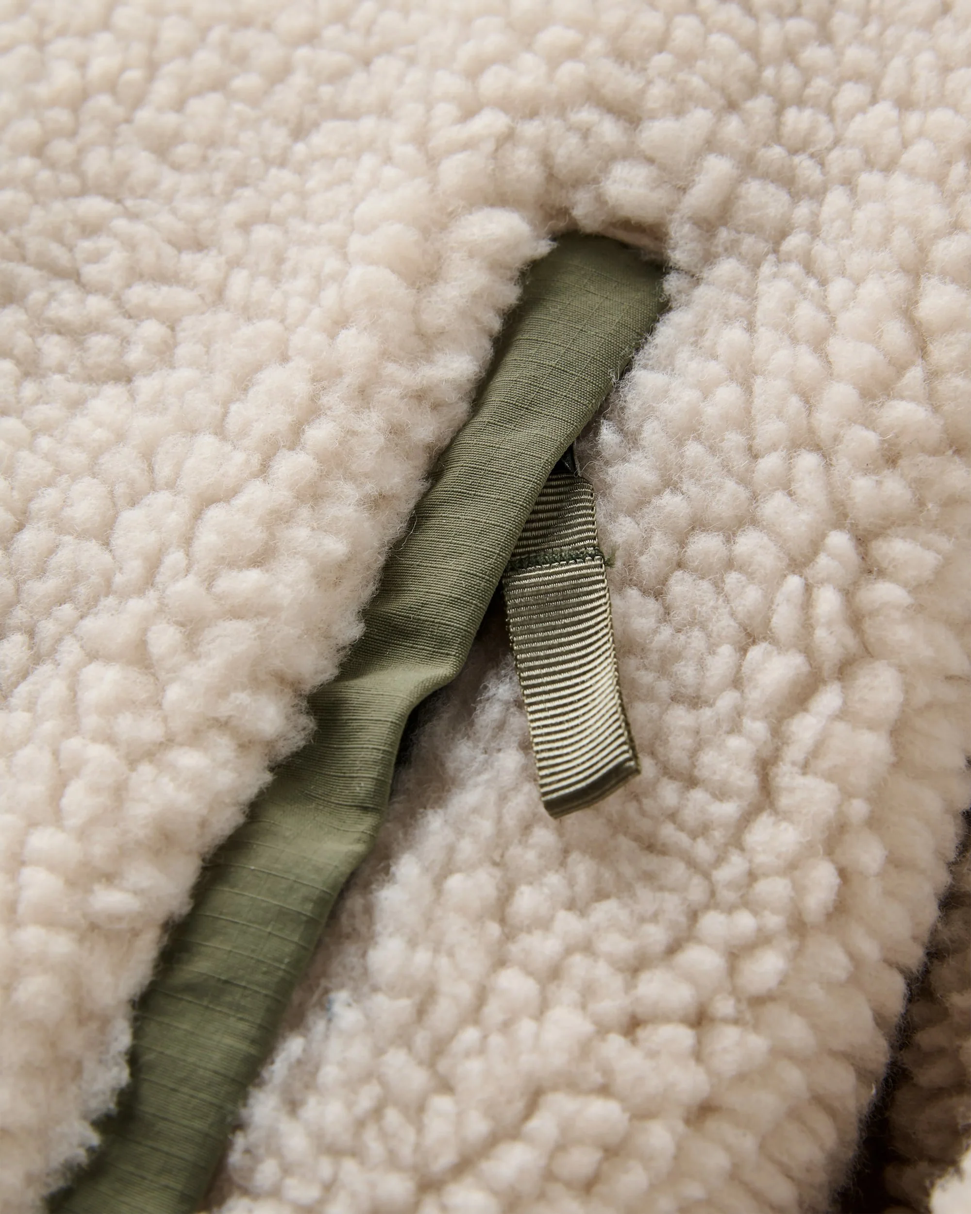 Valiant Deep Pile Fleece - Off White - Image 6