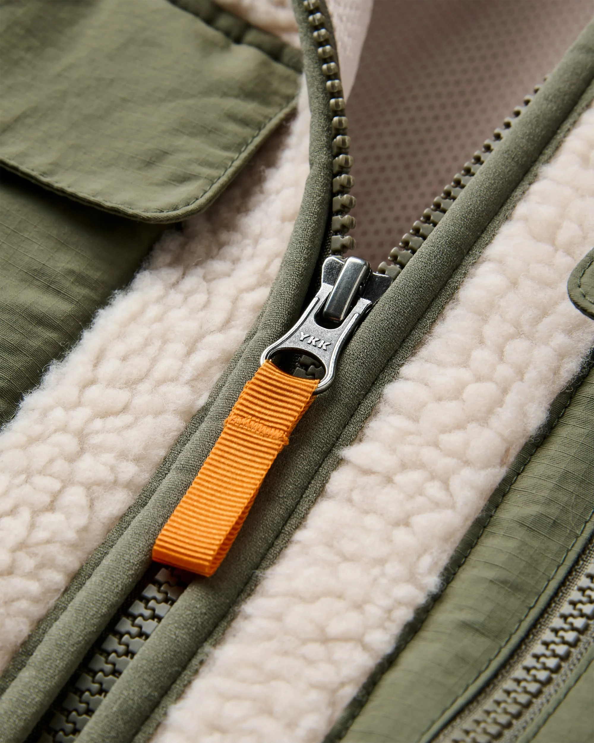 Valiant Deep Pile Fleece - Off White - Image 7