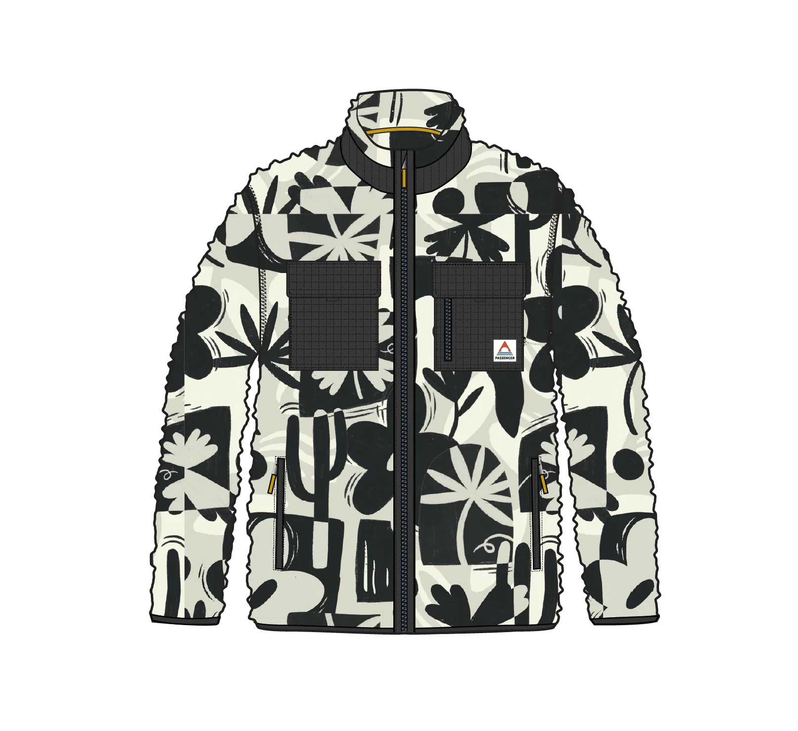 Valiant Deep Pile Fleece - Roam Further Black - Image 9