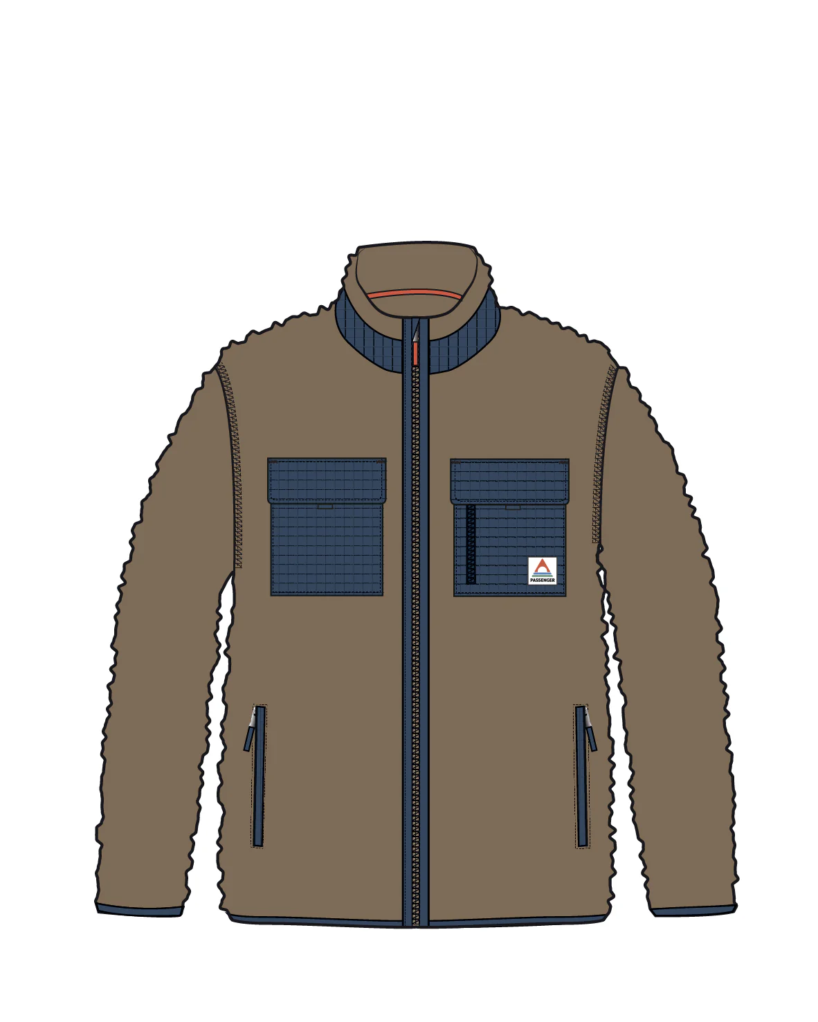 Valiant Deep Pile Fleece - Toffee - Image 10