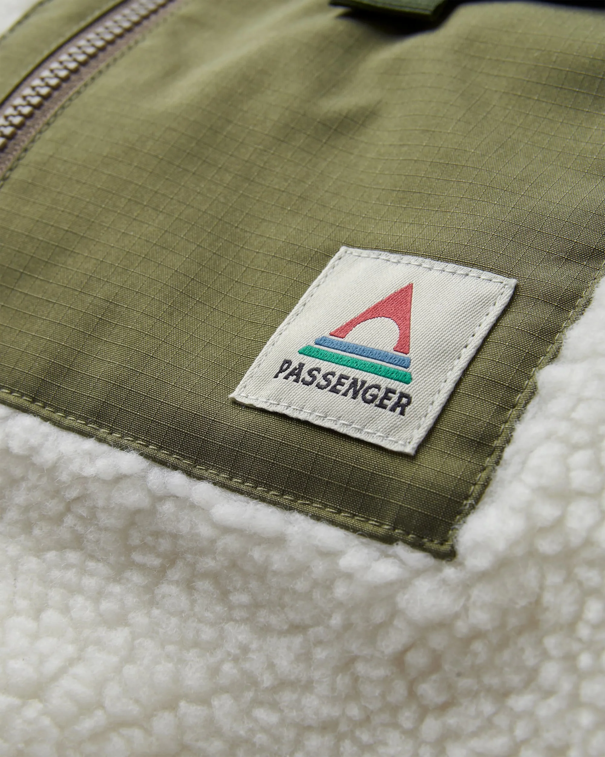 Valiant Deep-Pile Sherpa Fleece - Off White - Image 2
