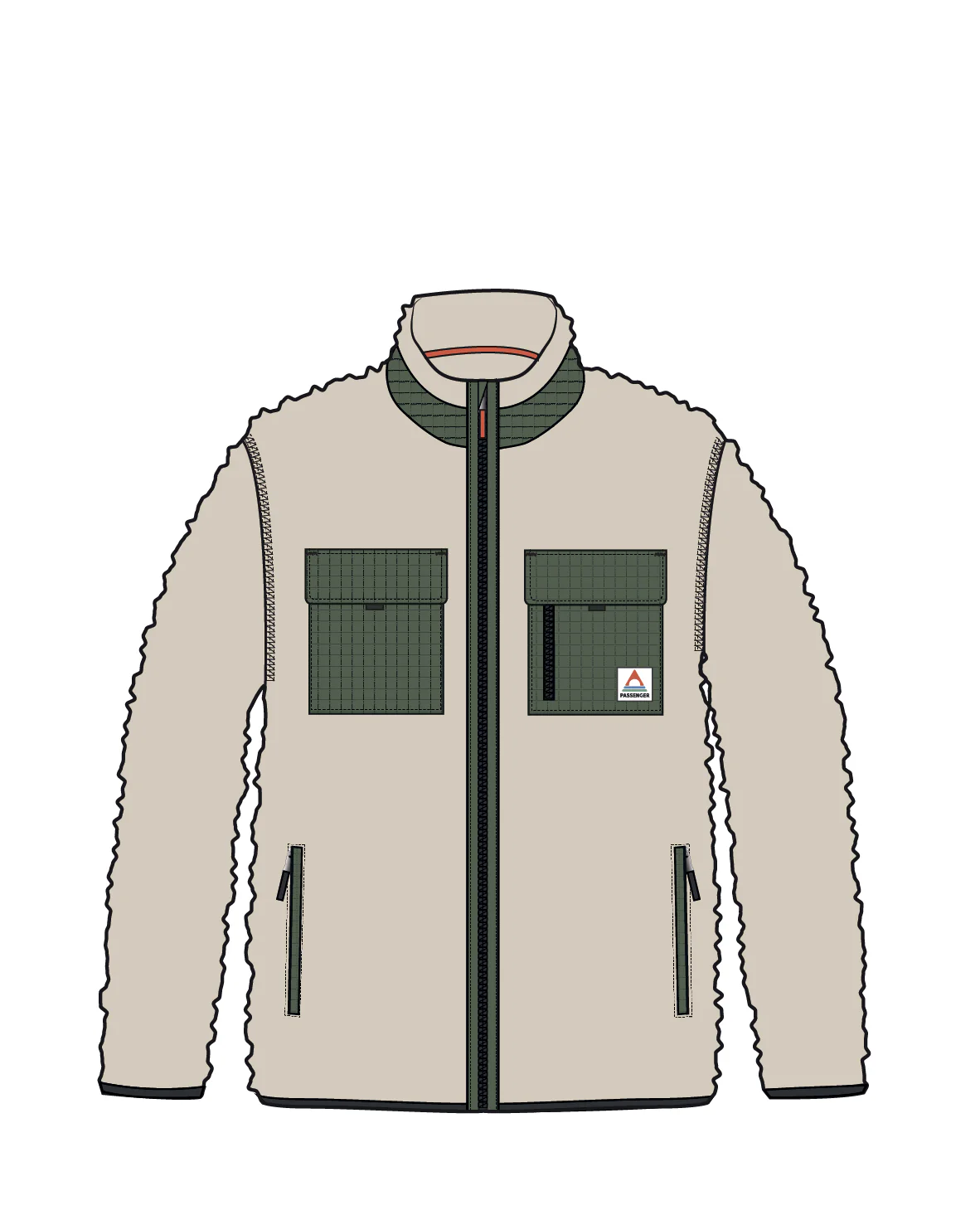 Valiant Deep-Pile Sherpa Fleece - Off White - Image 9