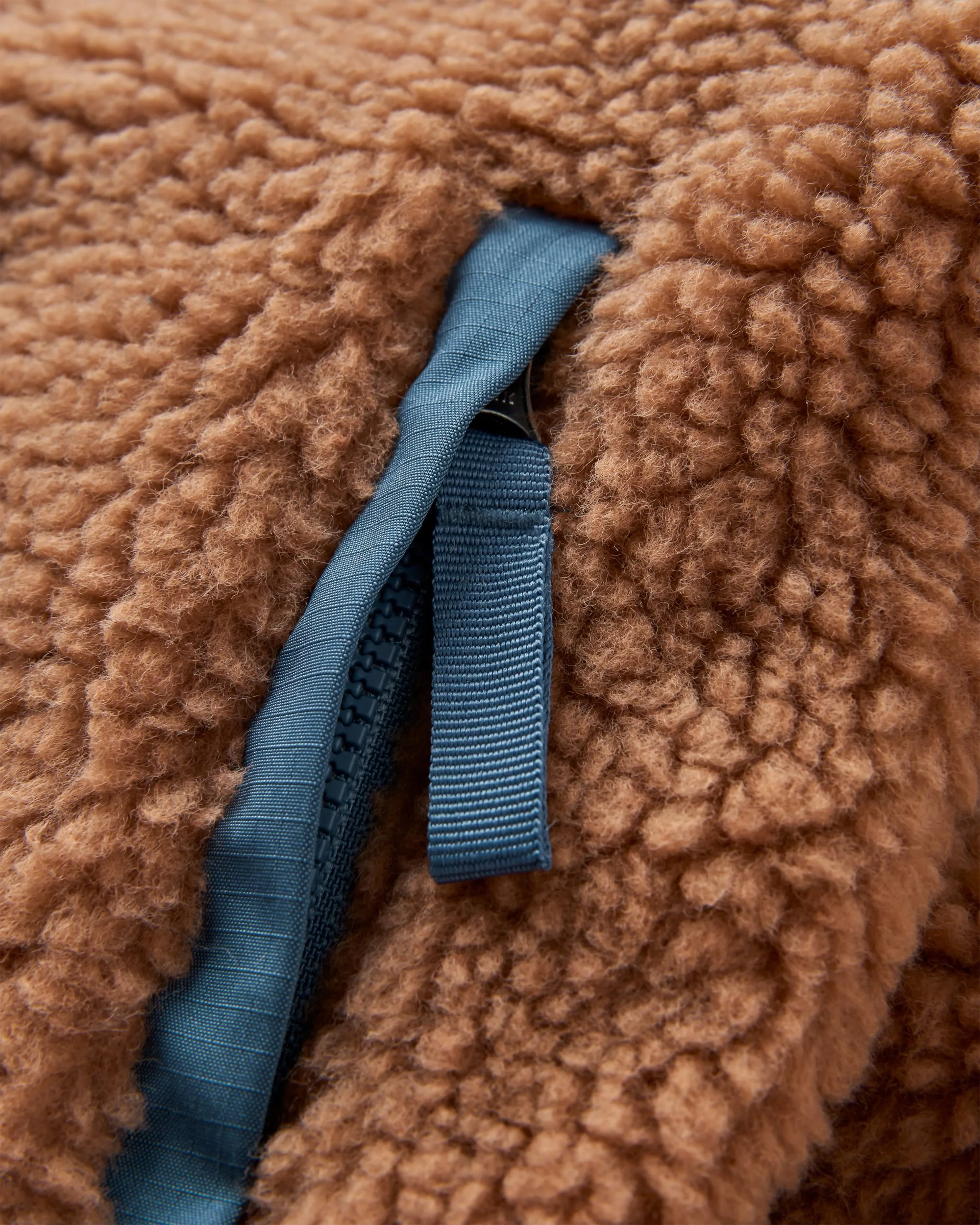Valiant Deep-Pile Sherpa Fleece - Toffee - Image 4