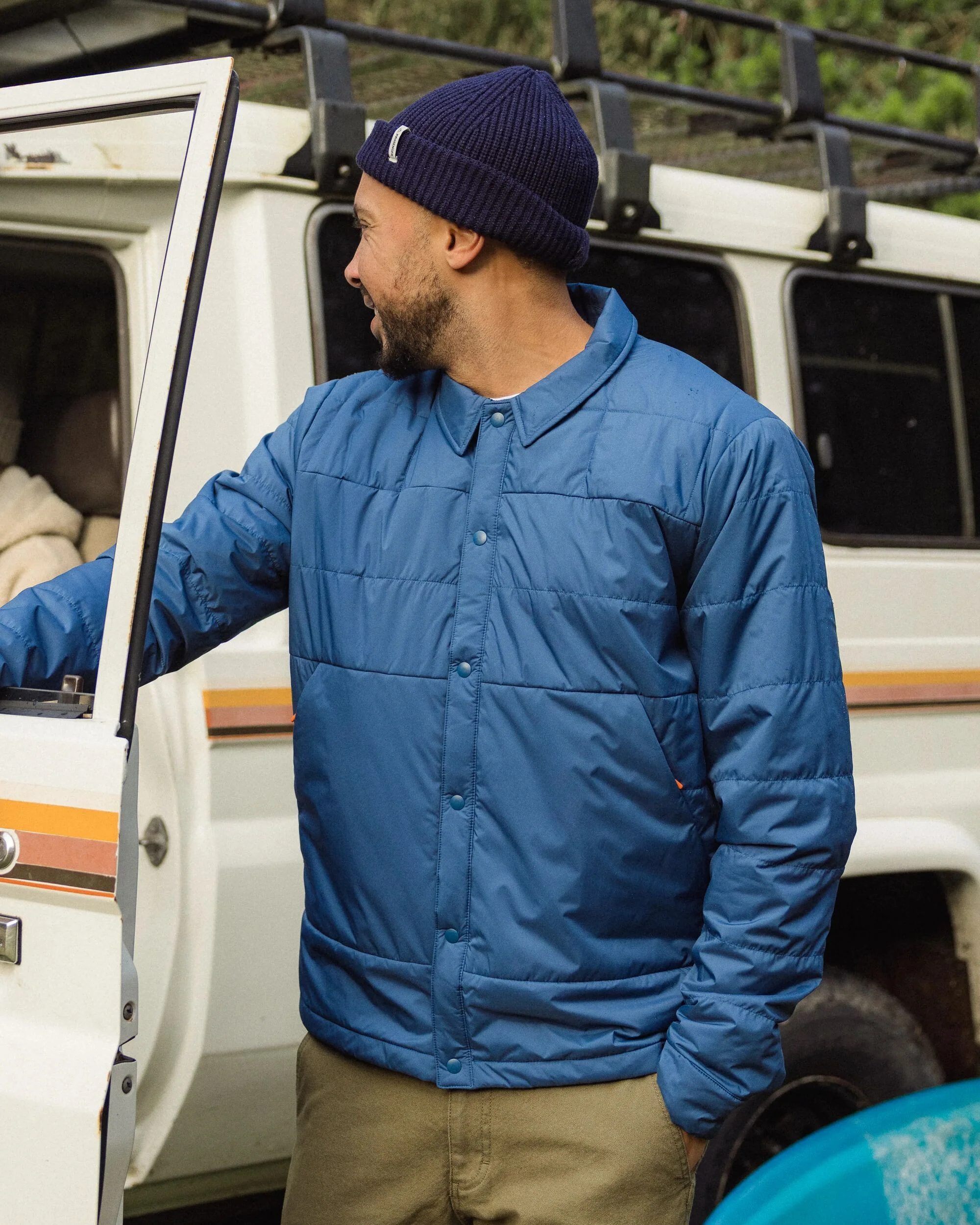 Vanlifer Insulated Overshirt - Dark Denim - Image 4