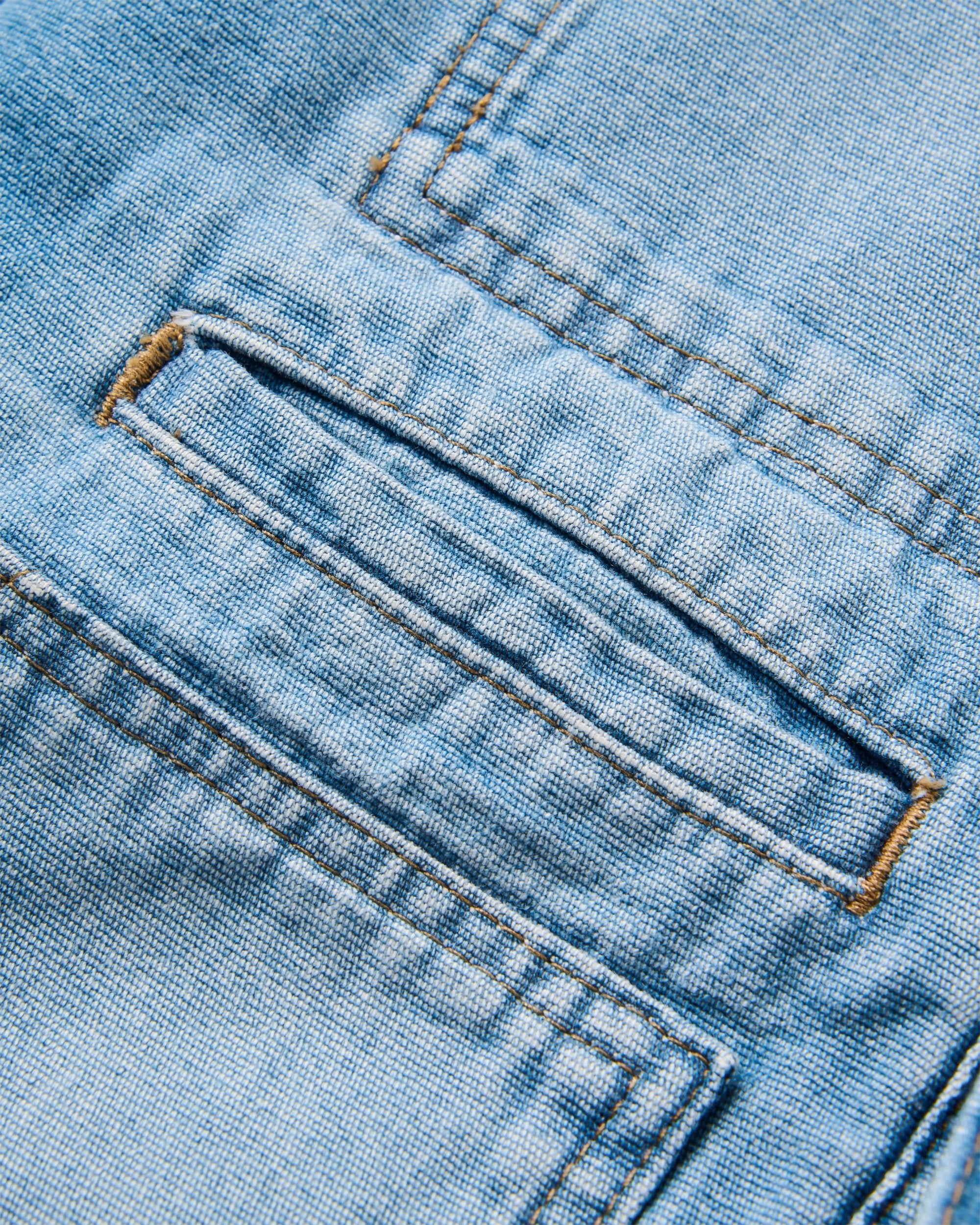 Vantage Denim Jacket - Light Wash Denim - Image 5