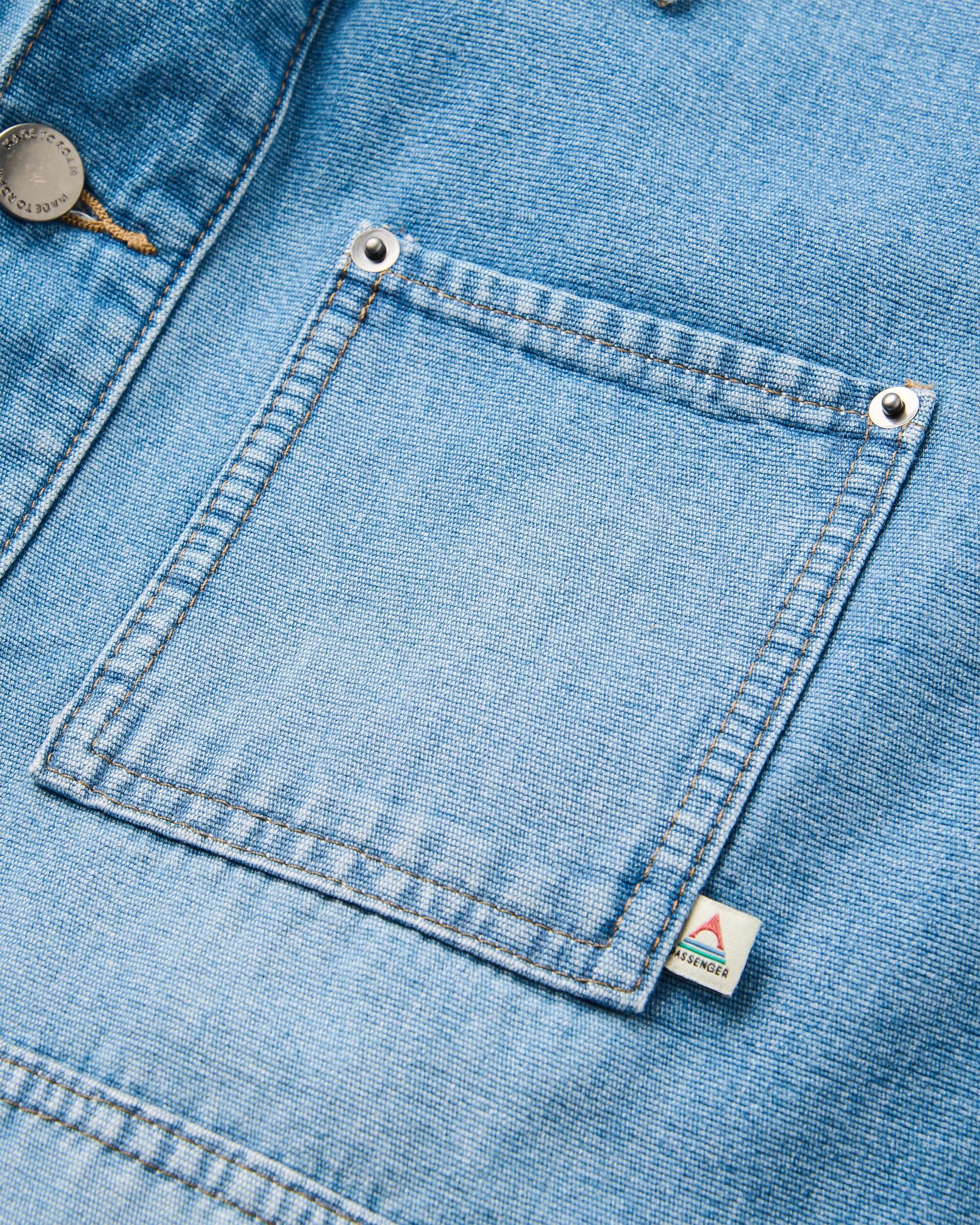 Vantage Denim Jacket - Light Wash Denim - Image 7