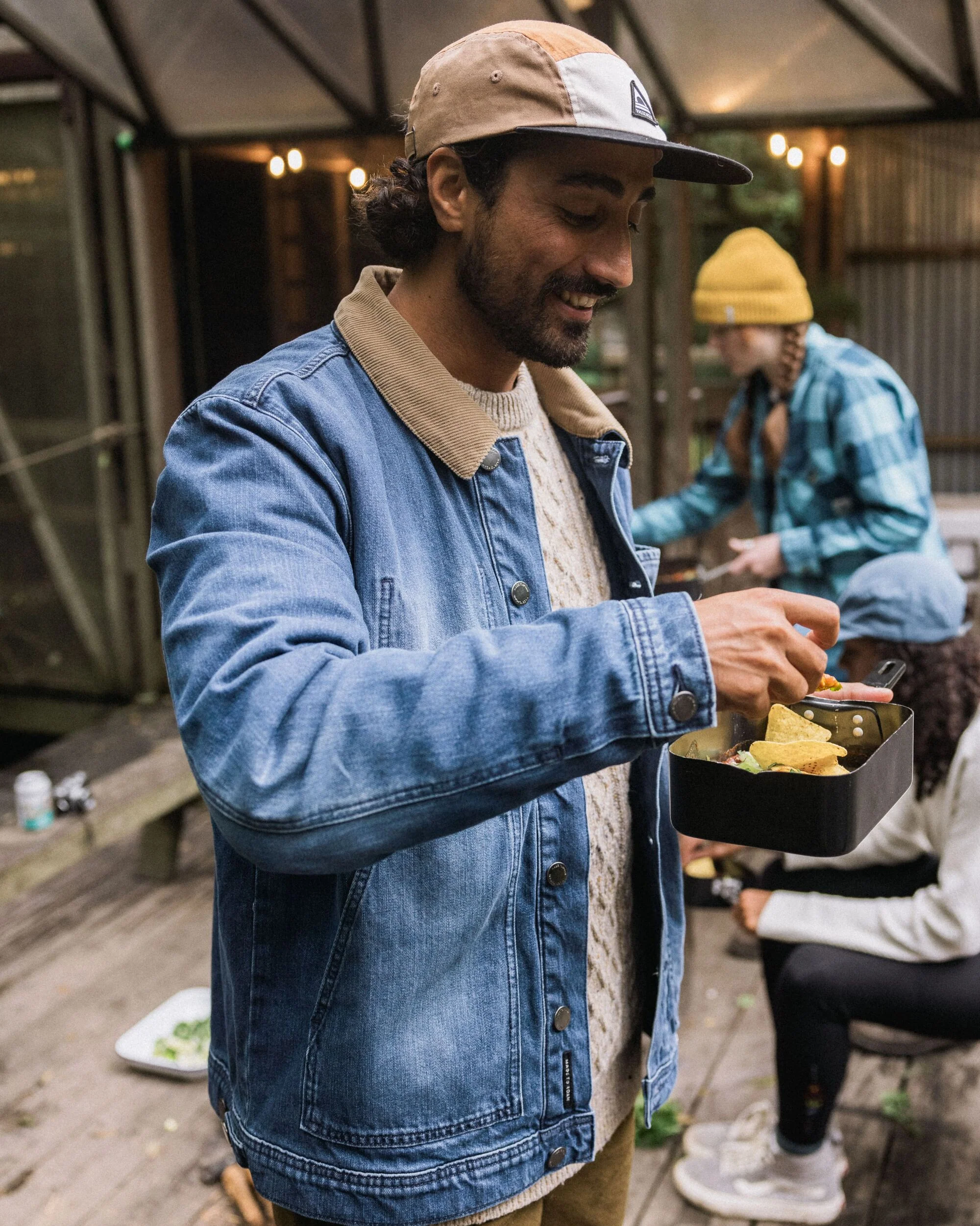 Vantage Lined Denim Jacket - Mid Wash Denim - Image 3