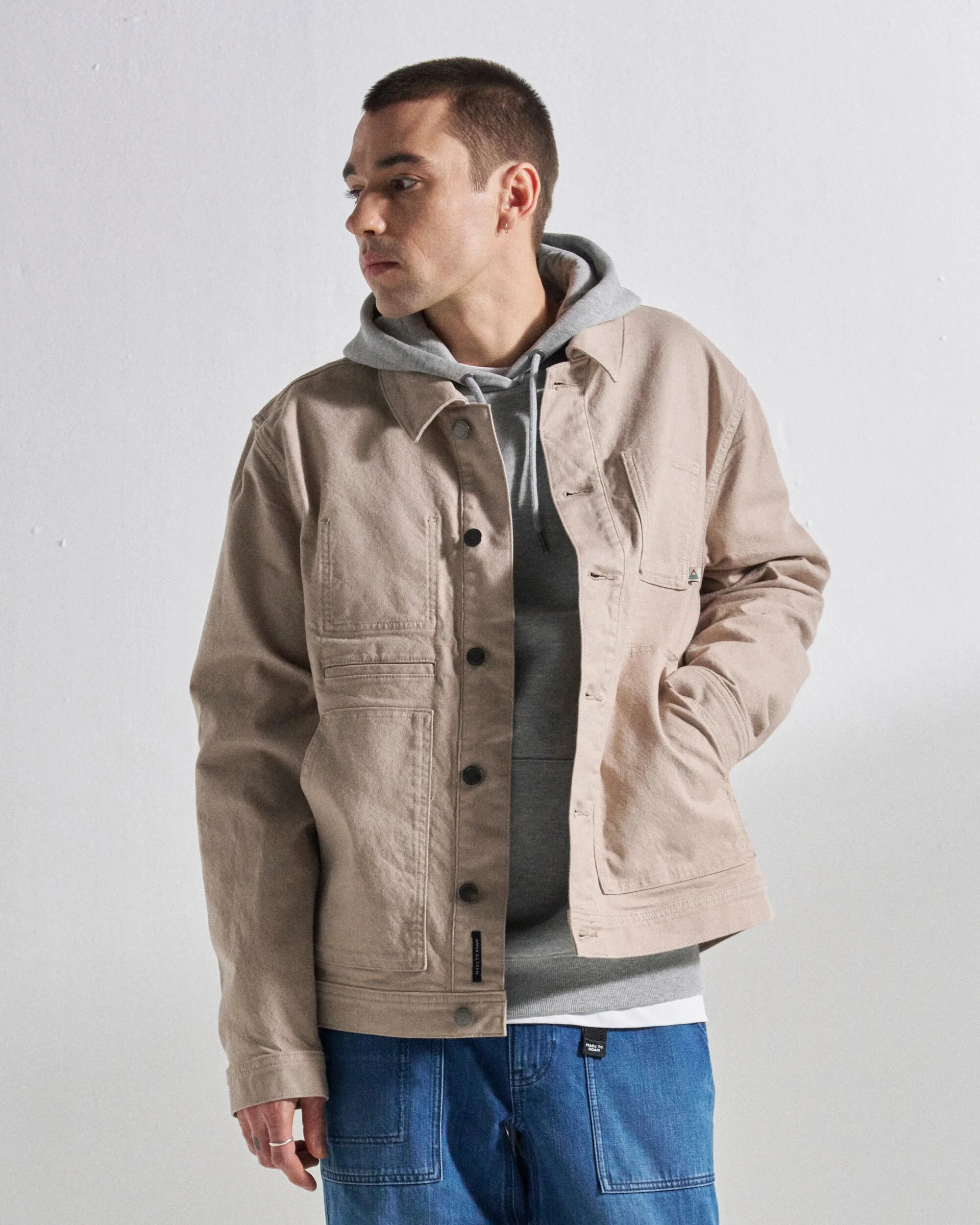 Vantage Canvas Jacket - Simply Taupe - Image 7