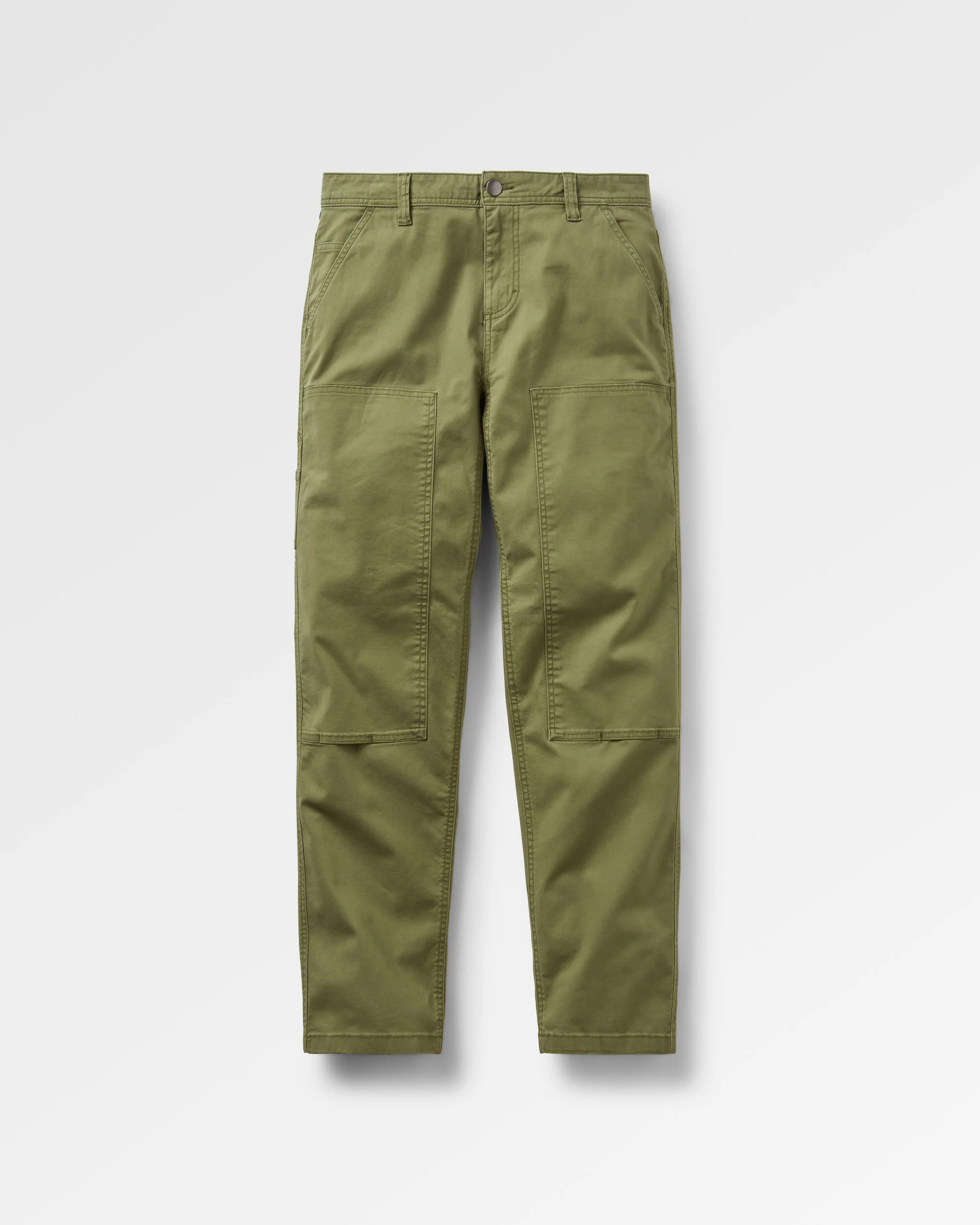 Vantage Organic Cotton Canvas Trouser - Khaki - Image 7