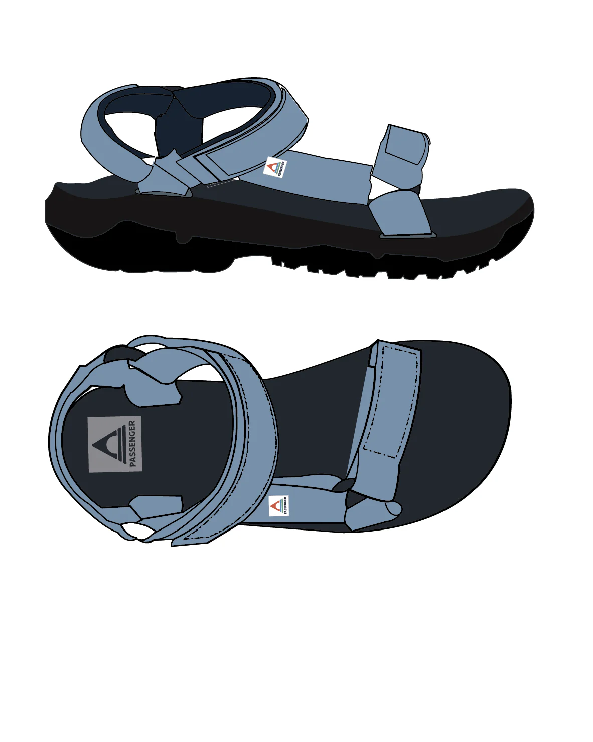 Venice Roam Sandal - Faded Denim - Image 11