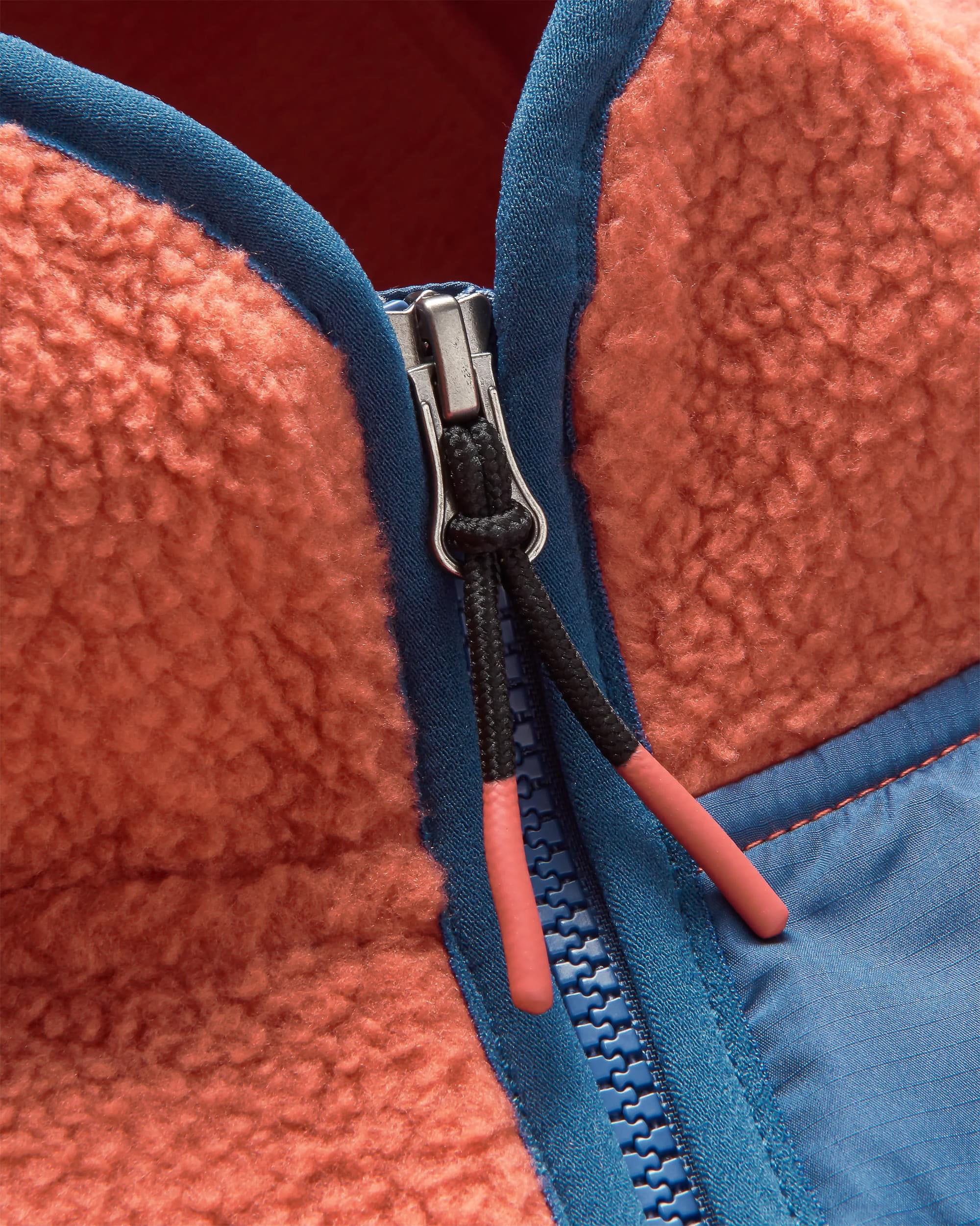 Ventura 1/2 Zip Sherpa Fleece - Baked Clay - Image 8