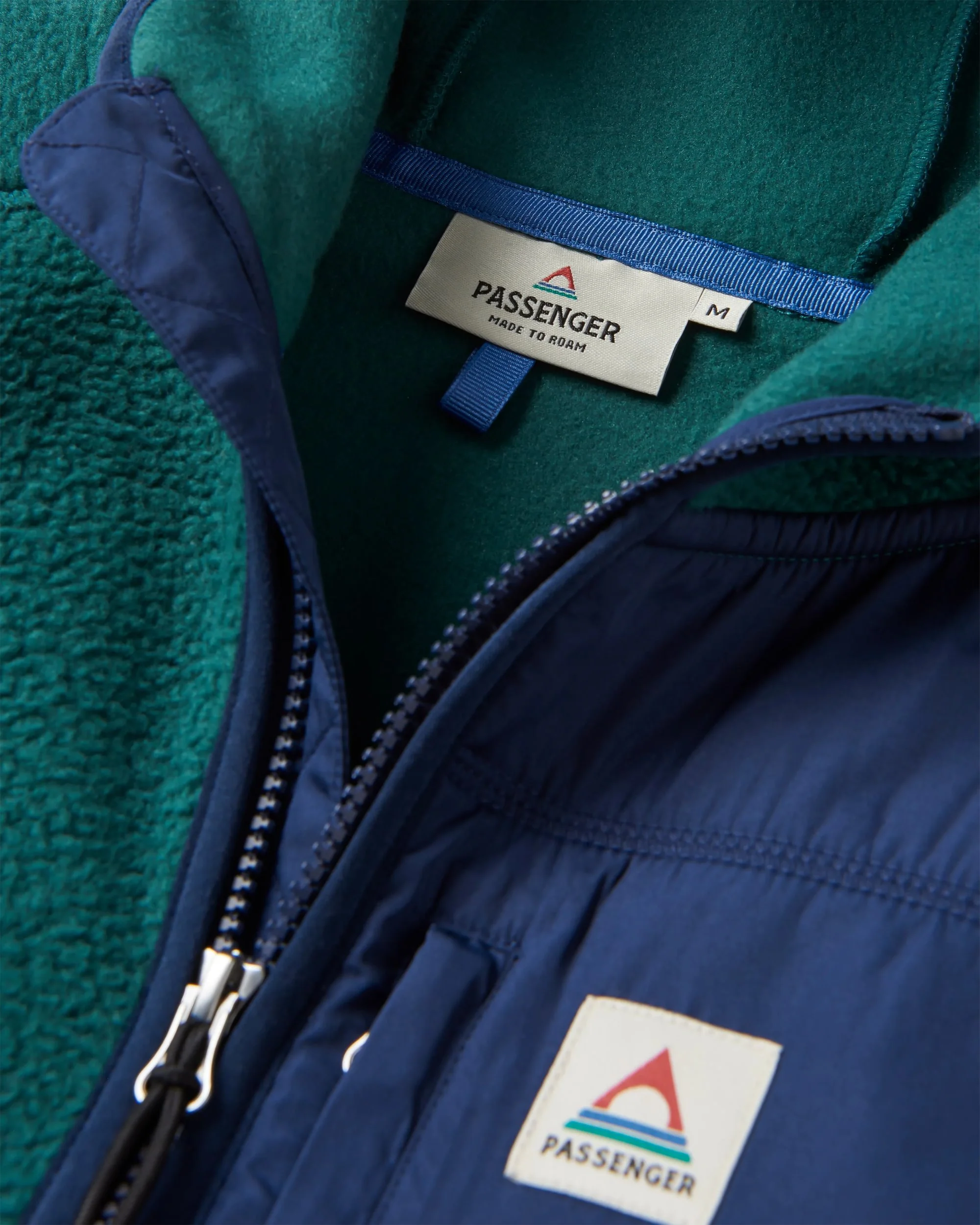 Ventura 1/2 Zip Sherpa Fleece - Rain Forest - Image 3