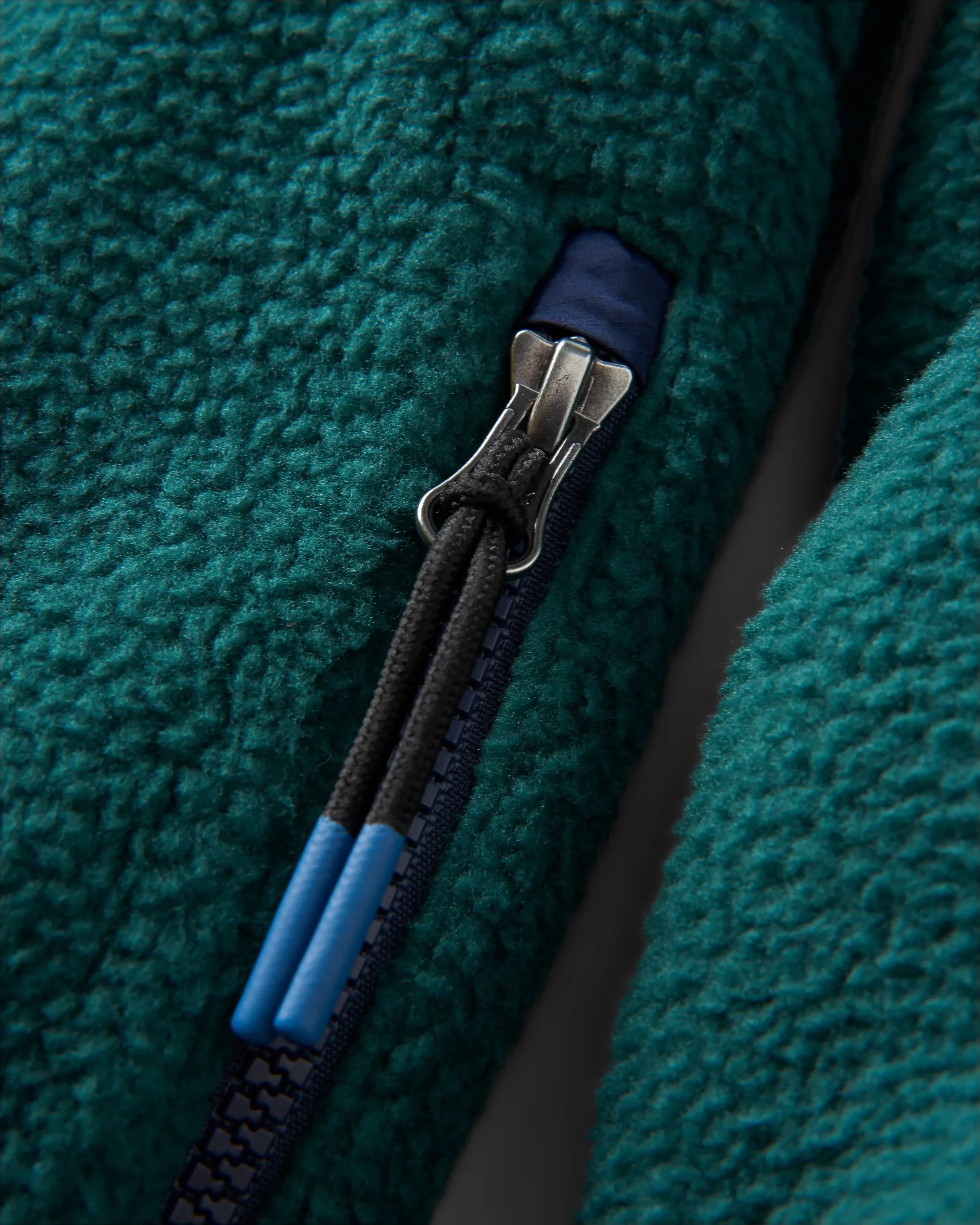 Ventura 1/2 Zip Sherpa Fleece - Rain Forest - Image 5