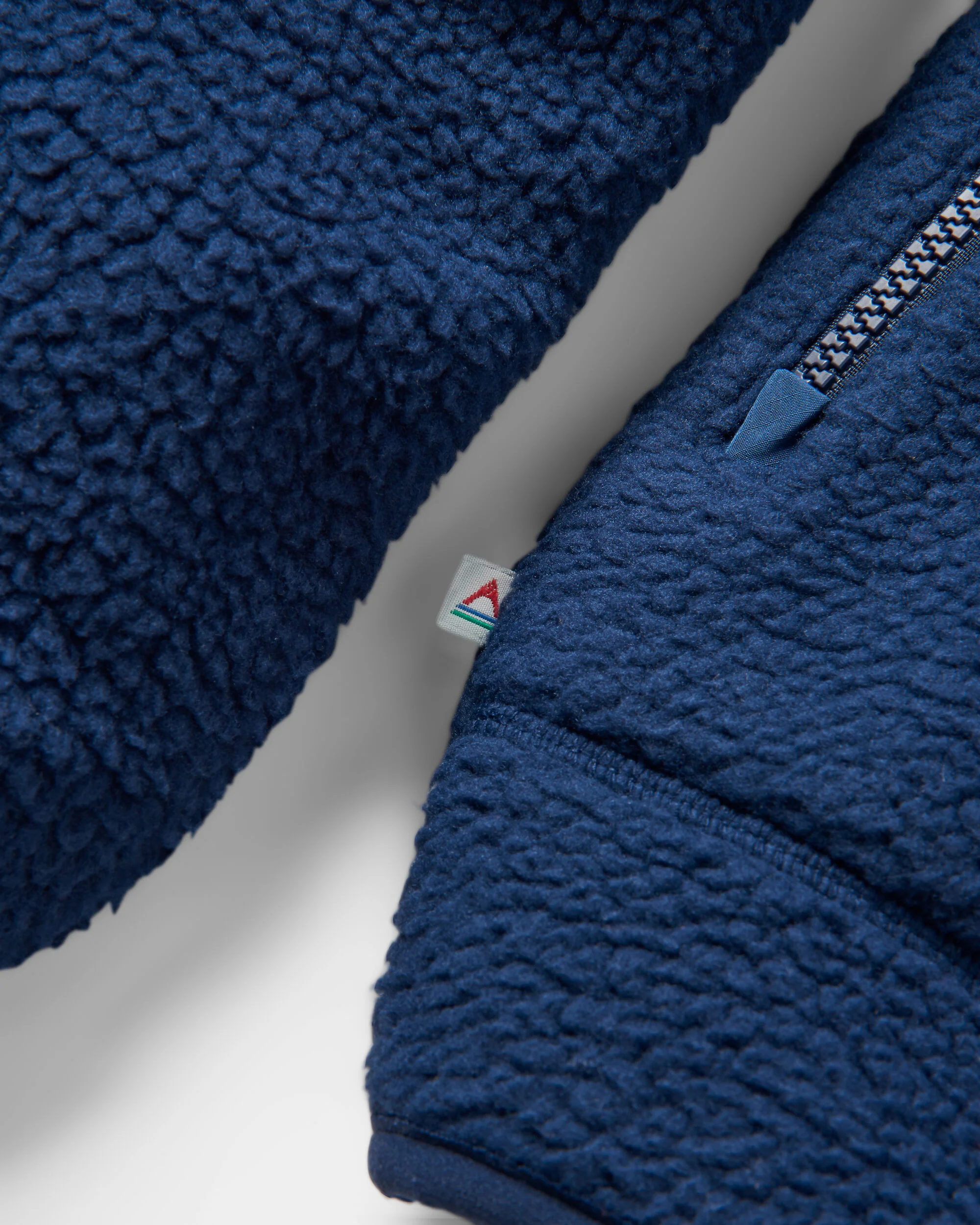 Ventura 1/2 Zip Sherpa Fleece - Rich Navy - Image 8