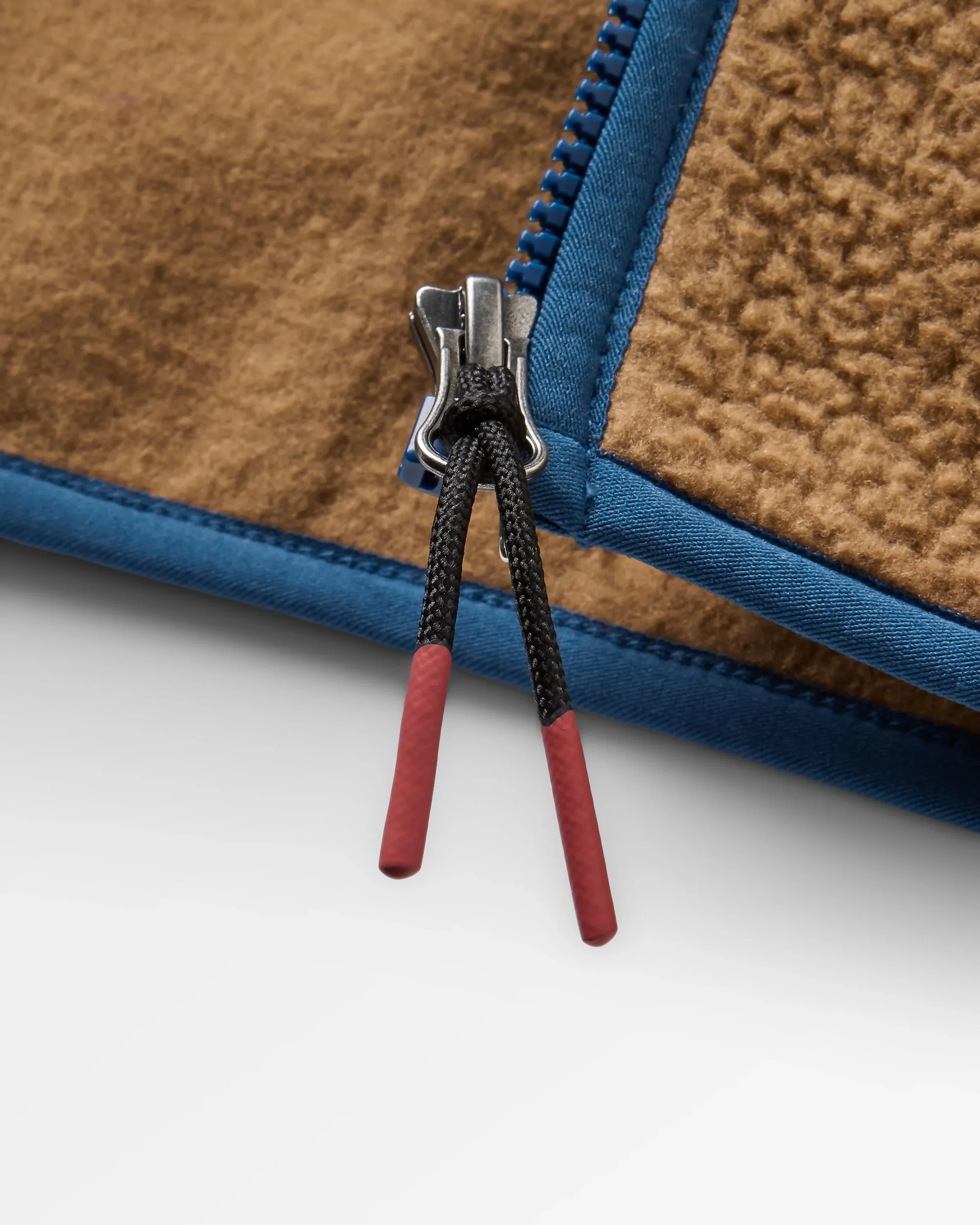 Ventura Full Zip Sherpa Fleece - Caramel Brown - Image 10