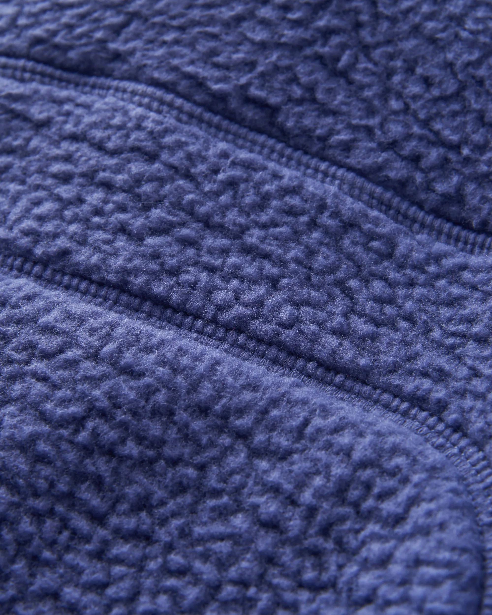 Ventura 1/2 Zip Sherpa Fleece - Purple Indigo - Image 6