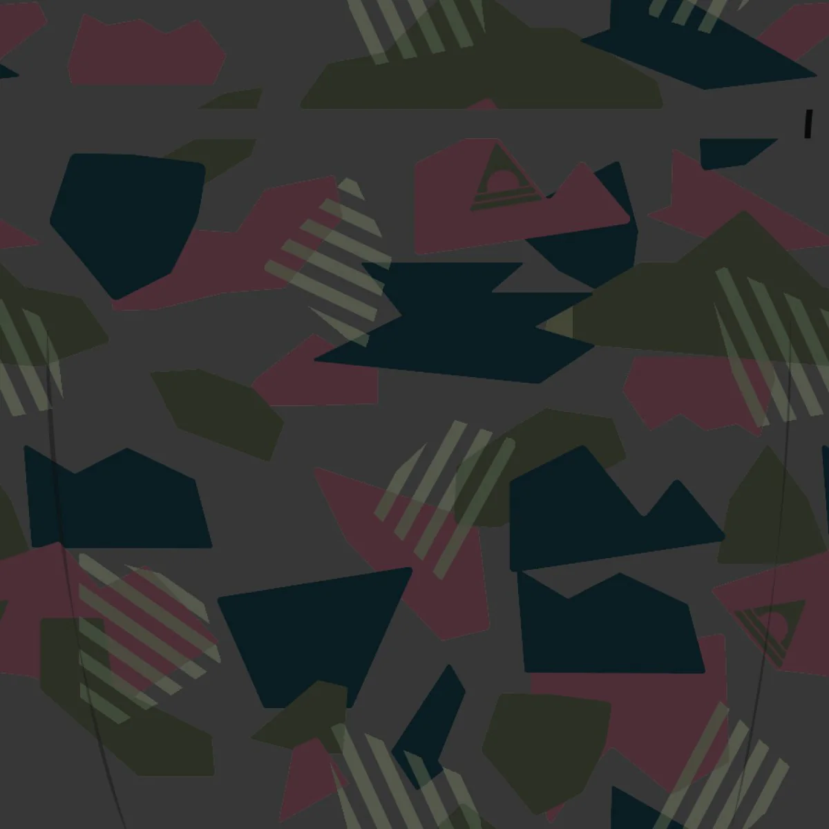 Venture Base Layer Legging - Charcoal Camo Pattern - Image 5