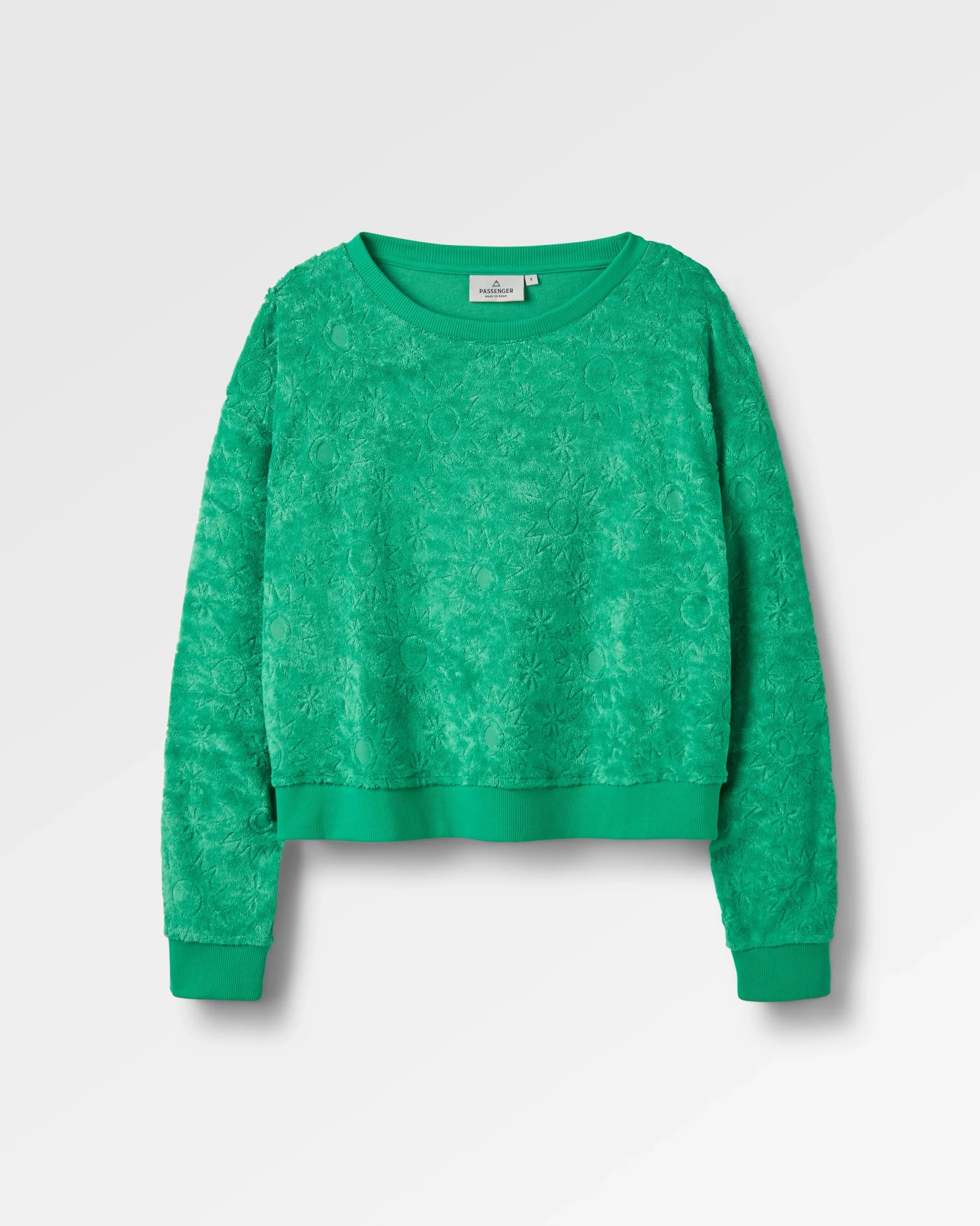 Vibes Textured LS Top - Green Spruce - Image 2