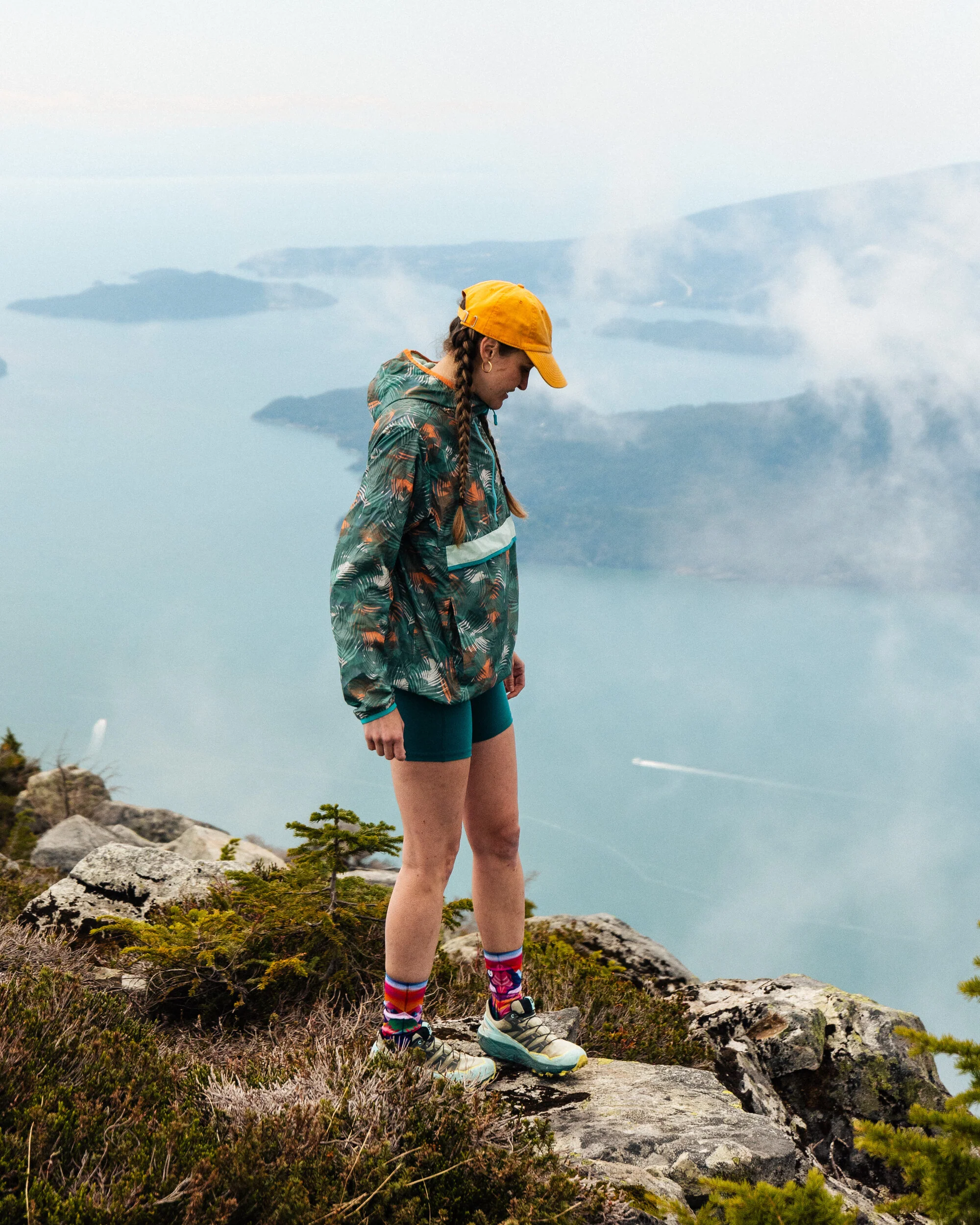 Viento Windshell Anorak - Palm Camo Deep Sea - Image 4