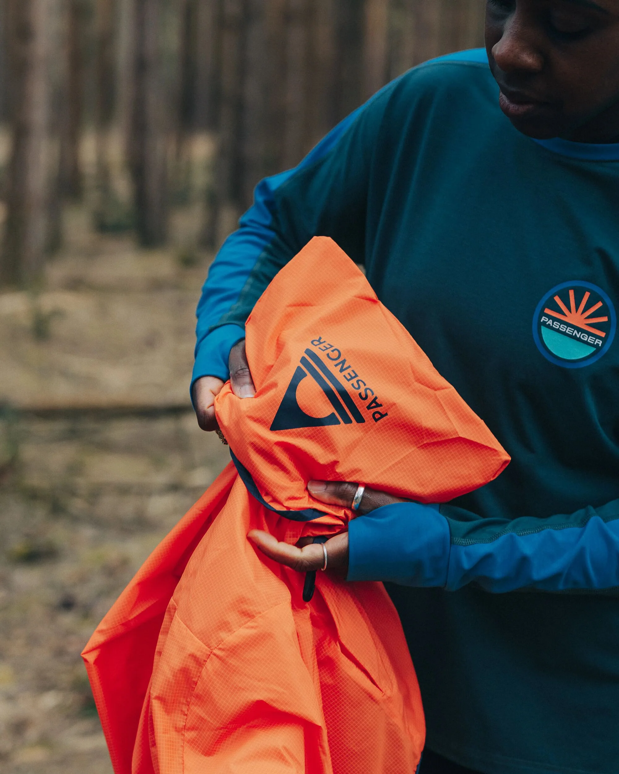 Viento Windshell Anorak - Ember Orange - Image 5