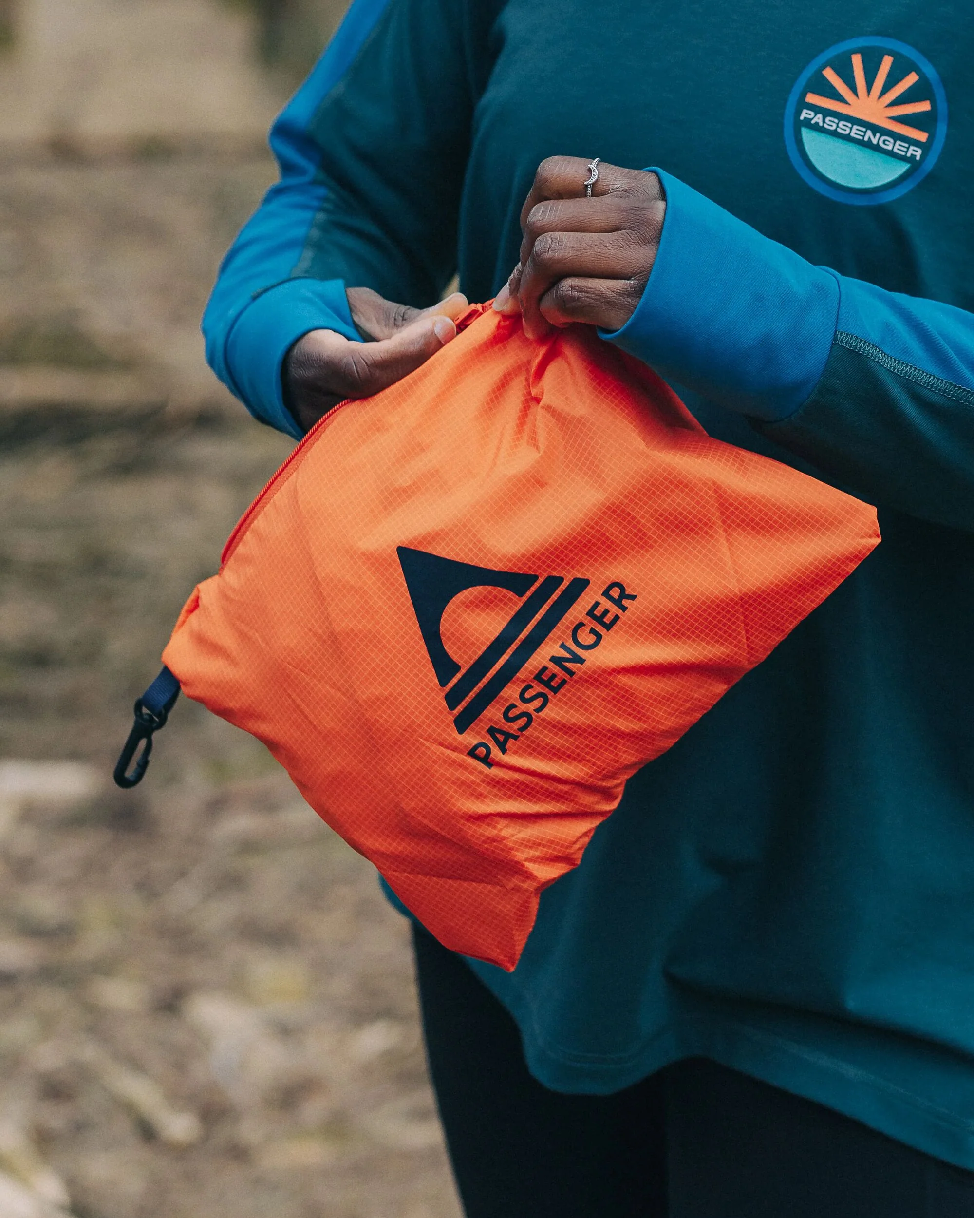 Viento Windshell Anorak - Ember Orange - Image 6