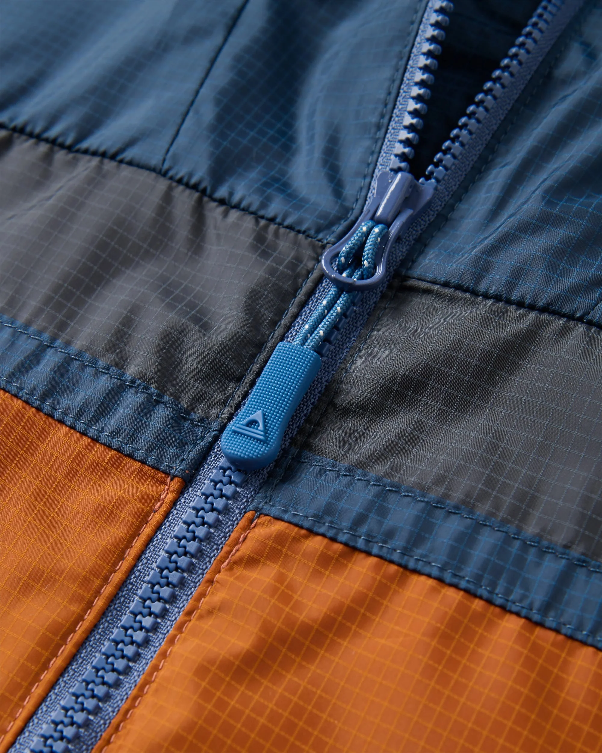 Viento Windshell Jacket - Dark Denim/Sunset Orange - Image 4