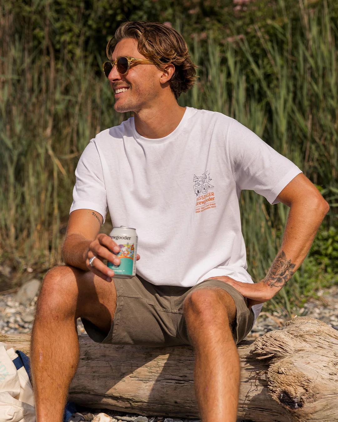 Brews & Views T-Shirt Passenger X Brewgooder - White - Image 10