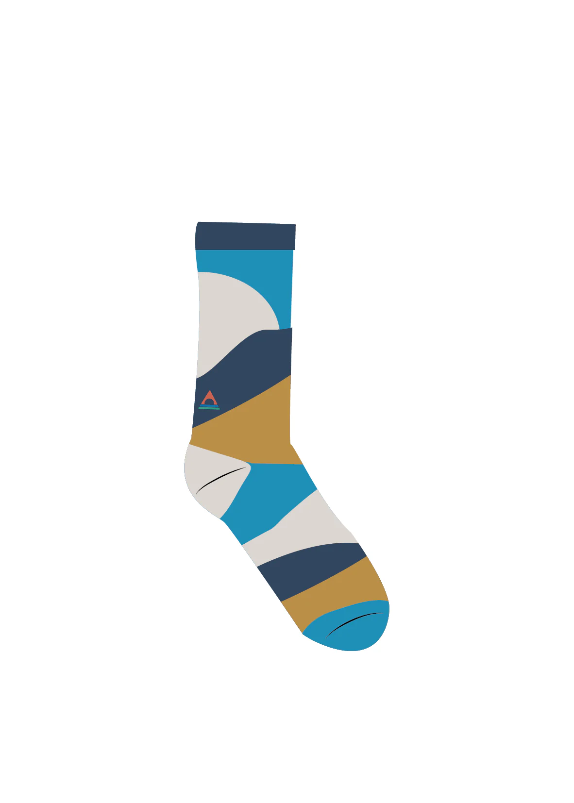 Vista Organic Socks - Bluejay - Image 5