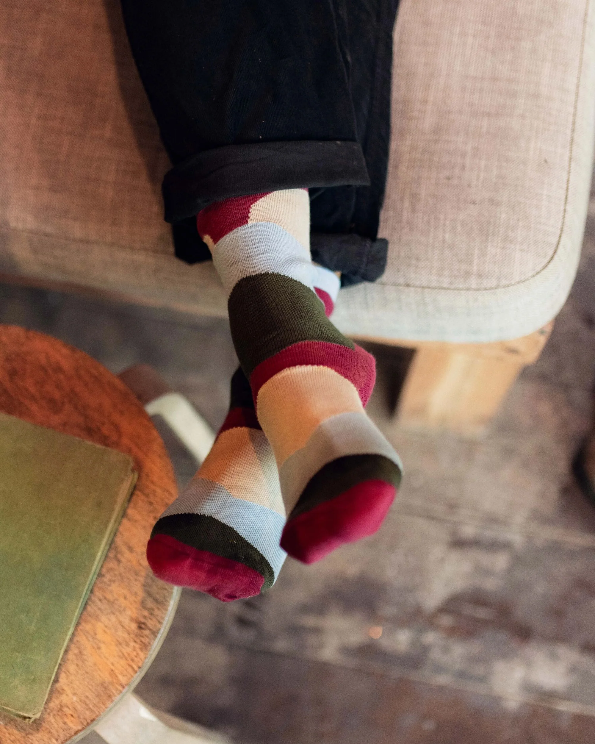 Vista Organic Socks - Rhubarb - Image 3