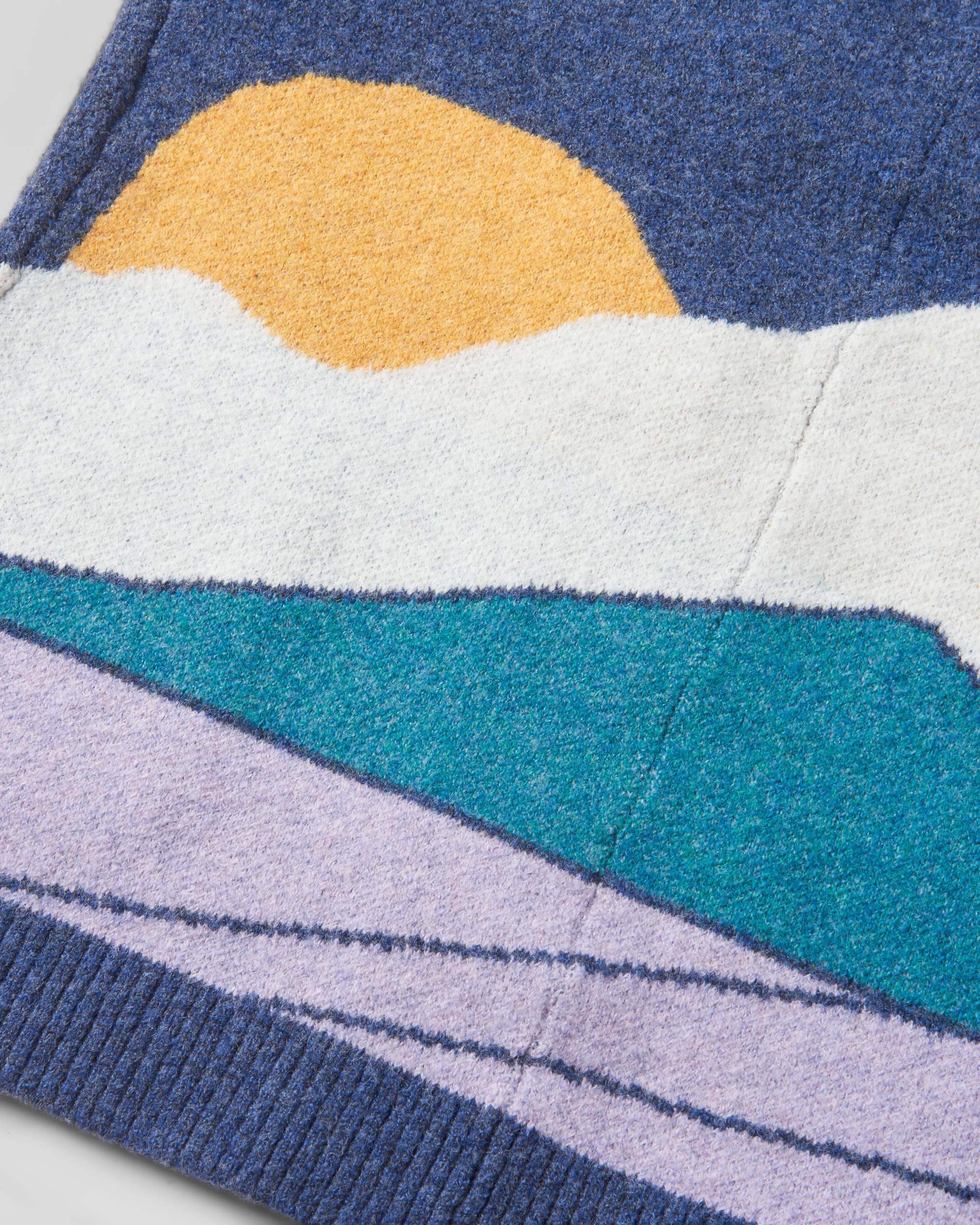 Vista Knitted Cardigan - Dark Denim - Image 8