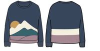 Vista Knitted Jumper - Dark Denim - Image 10