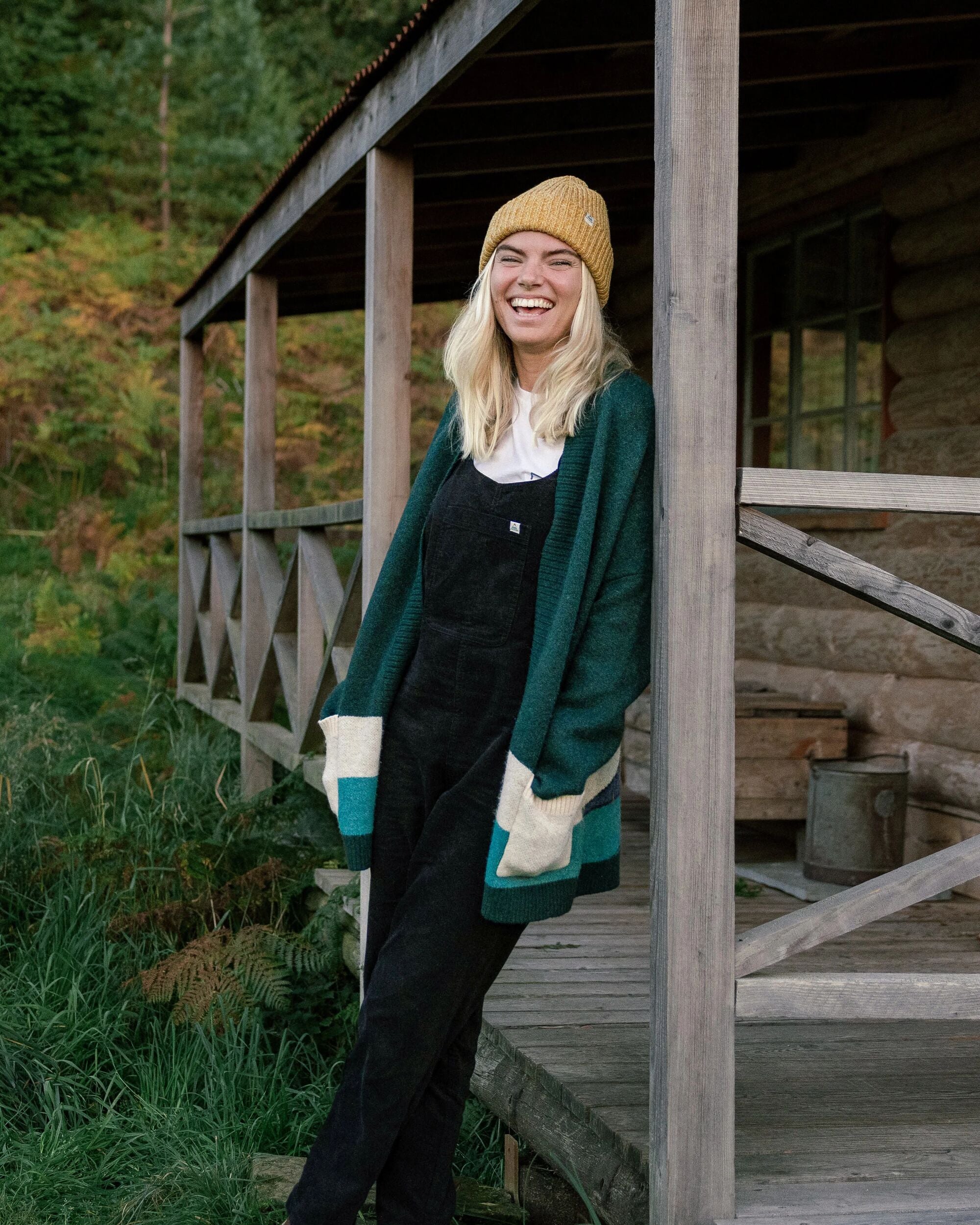 Vista Knitted Cardigan - Rain Forest - Image 2