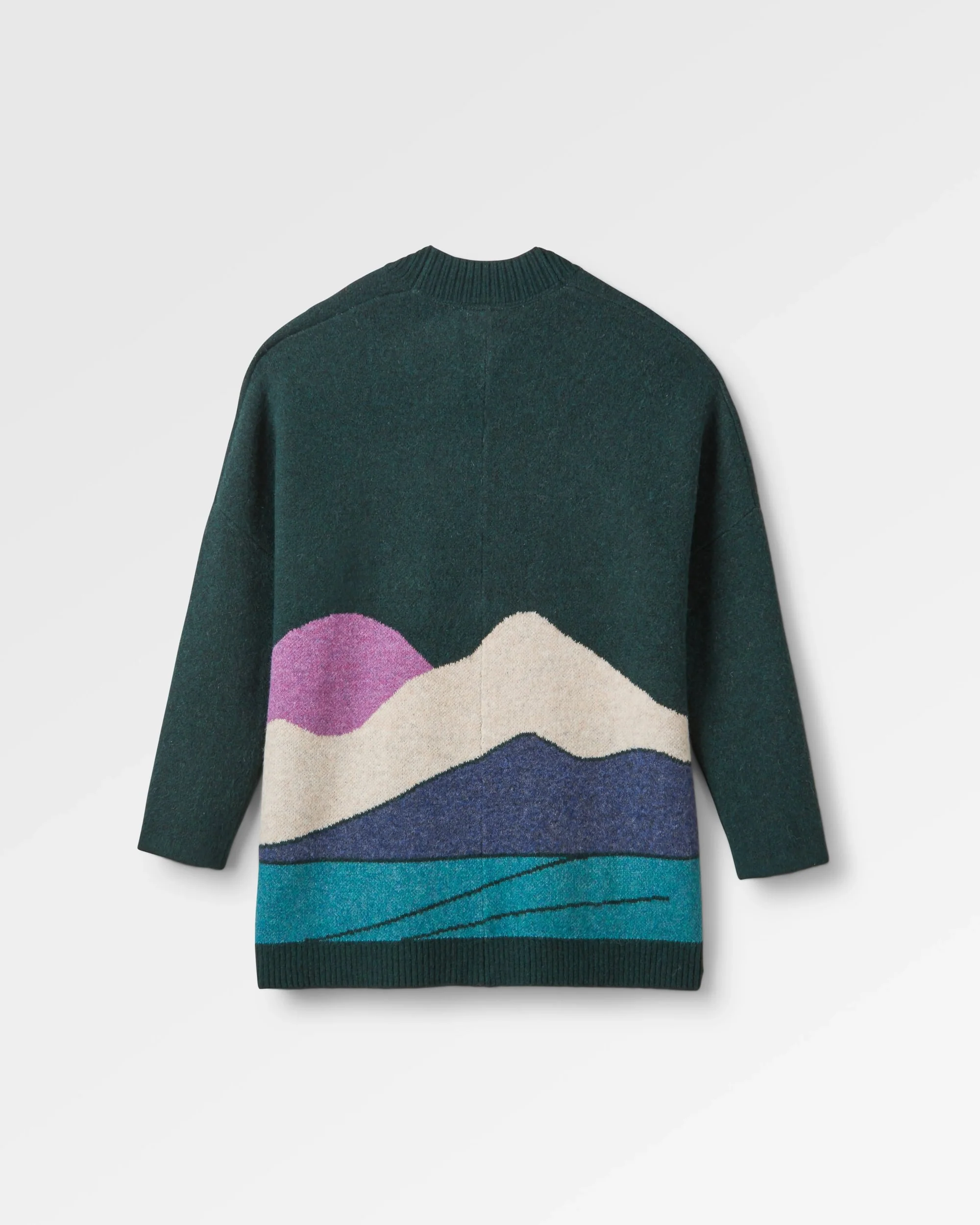 Vista Knitted Cardigan - Rain Forest - Image 3