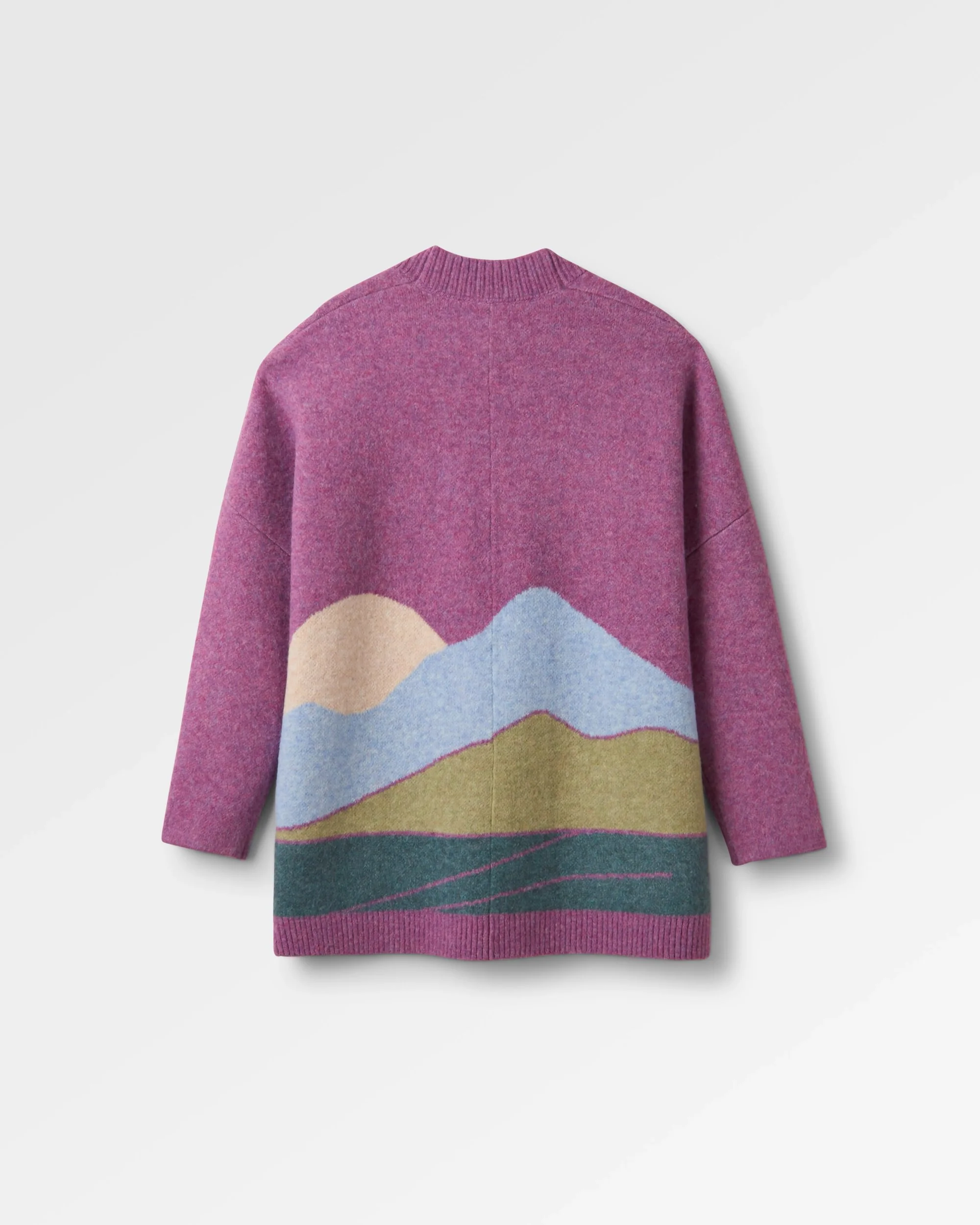 Vista Knitted Cardigan - Rhubarb - Image 6