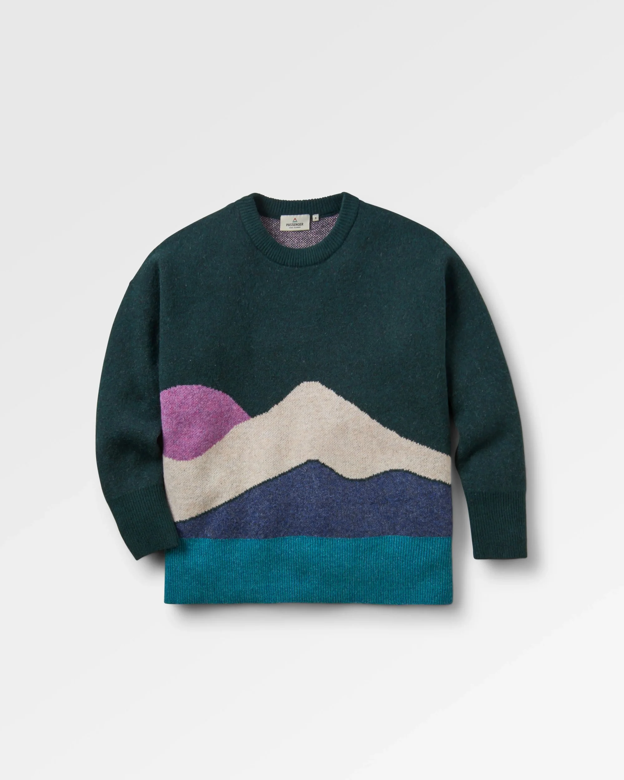 Vista Knitted Jumper - Rain Forest - Image 2