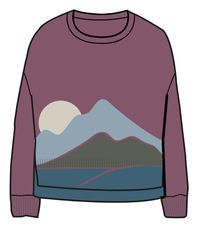 Vista Knitted Jumper - Rhubarb - Image 9