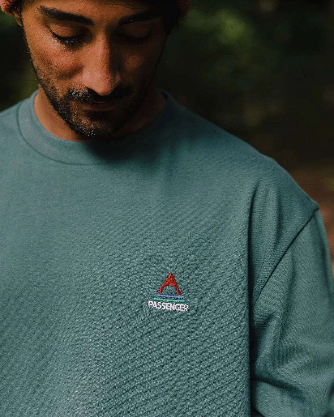 Vita Organic Relaxed LS T-Shirt - Deep Ocean - Image 2