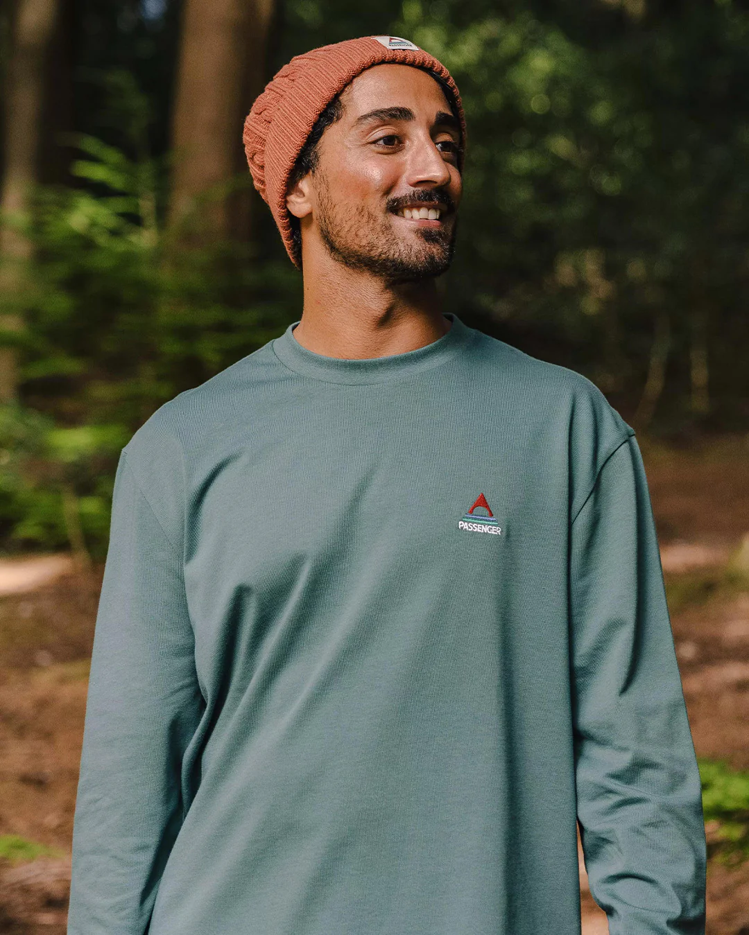 Vita Organic Relaxed LS T-Shirt - Deep Ocean - Image 3