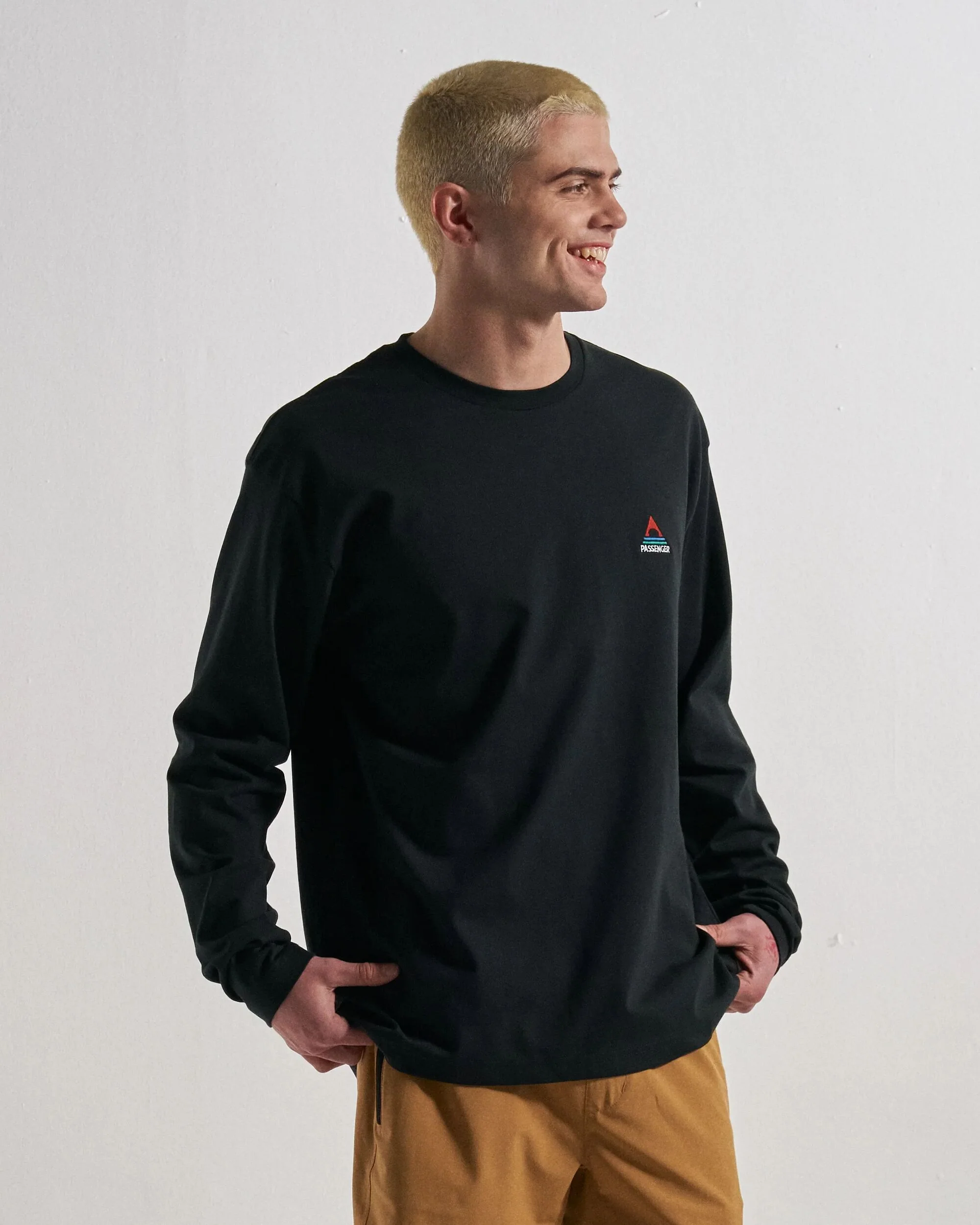 Vita Organic Cotton Relaxed Fit LS T-shirt - Black - Image 5
