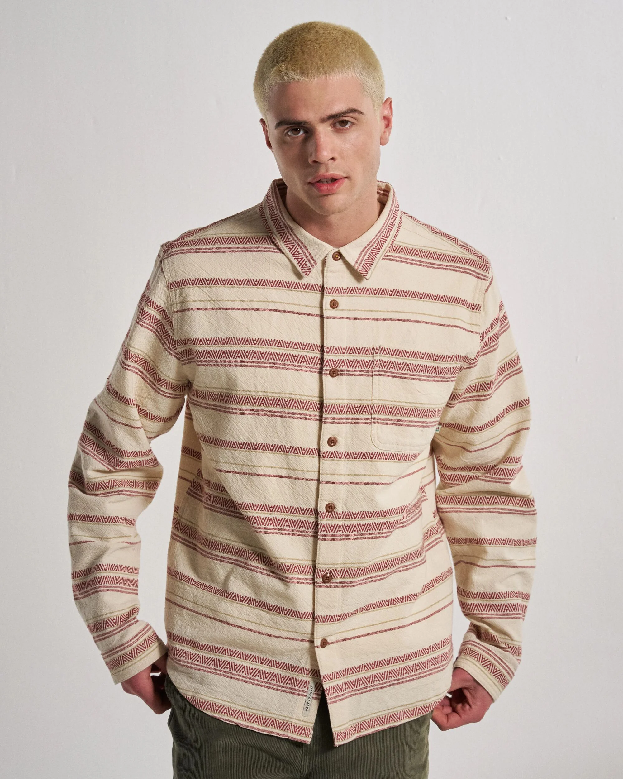 Voyage Jacquard Shirt - Birch - Image 3