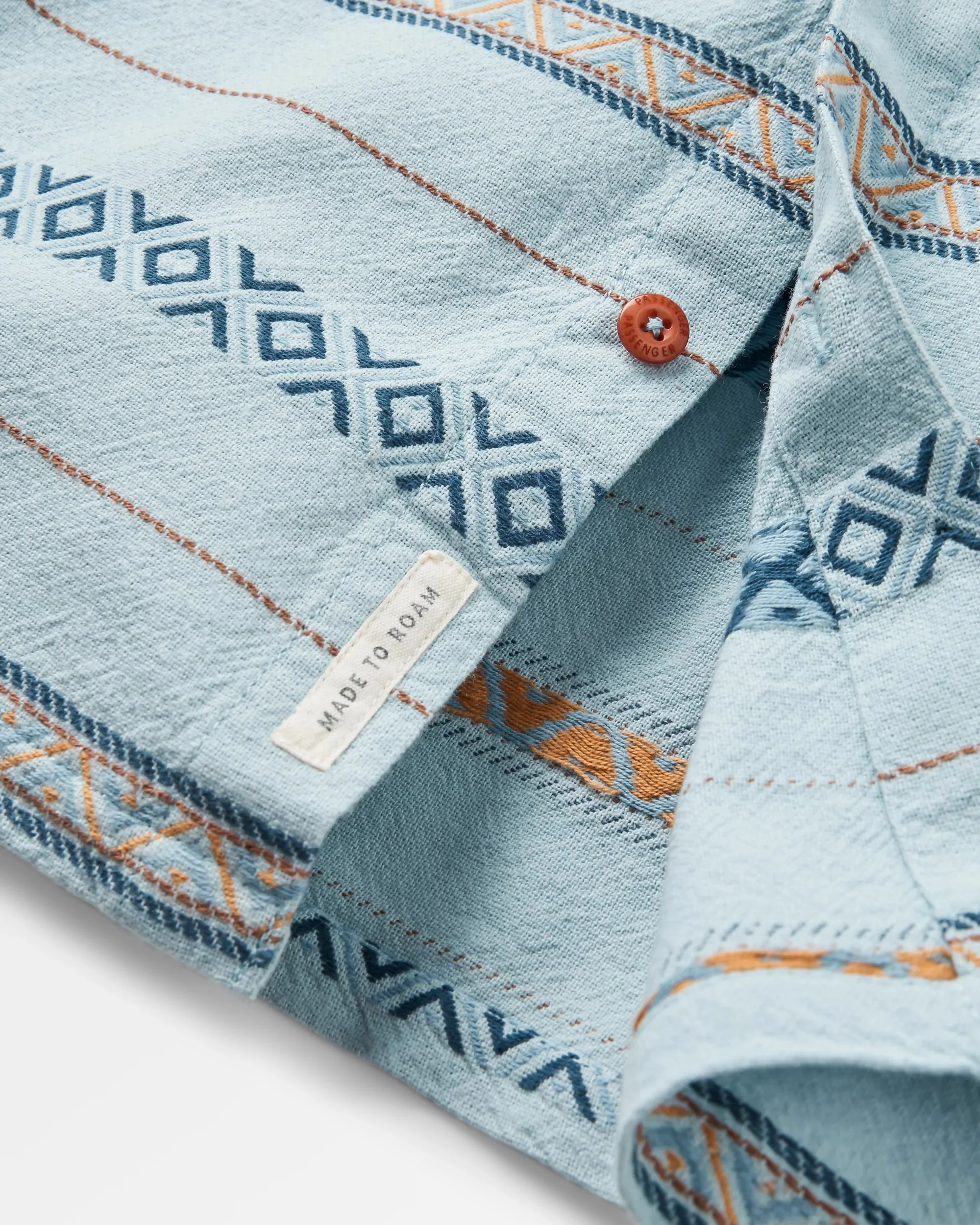 Voyage Jacquard Shirt - Ice Blue Jacquard - Image 6