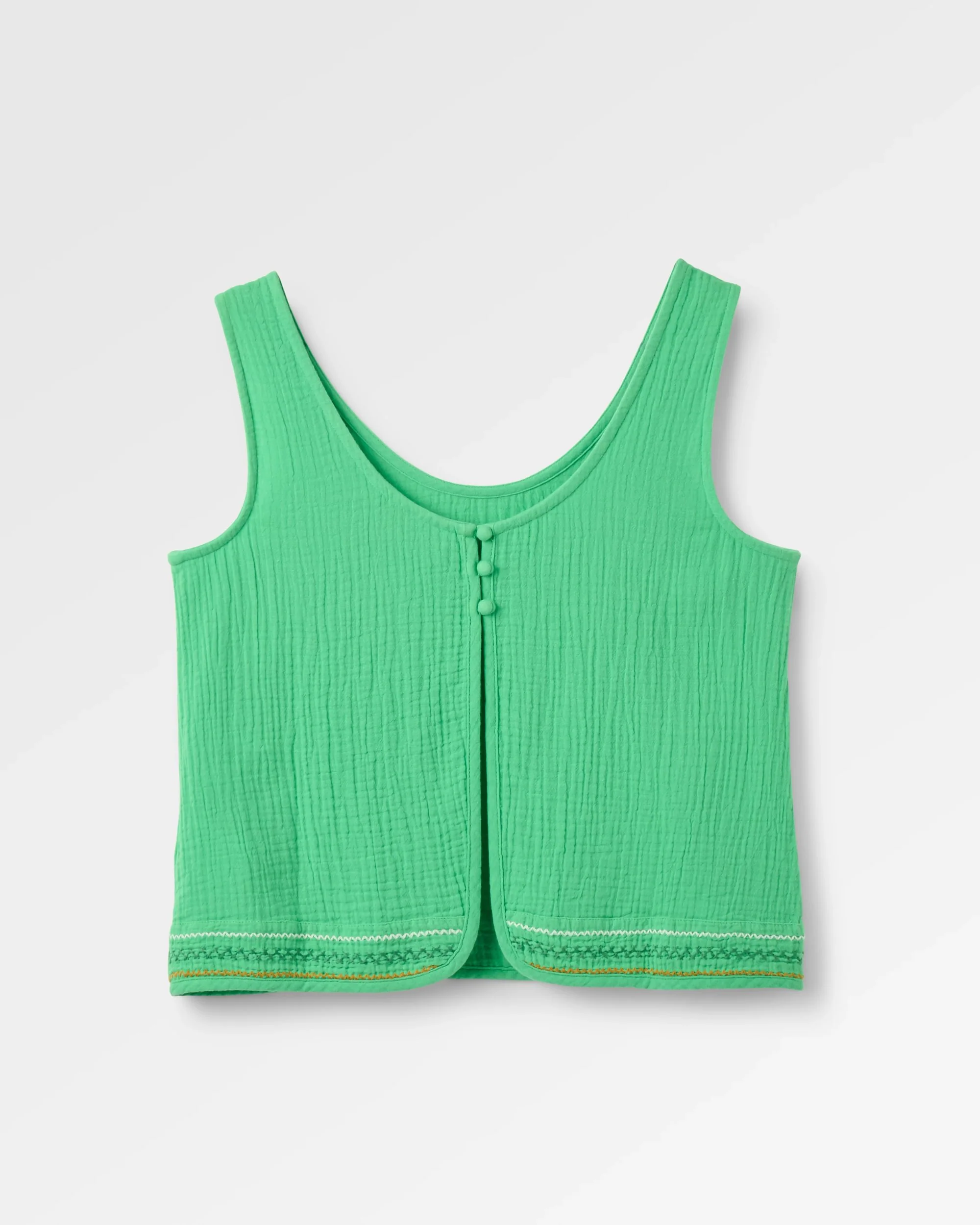 Waveney Top - True Green - Image 2