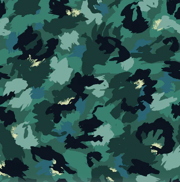 Waves Sherpa Lined Changing Robe - Alpine Camo Rain Forest - Image 17