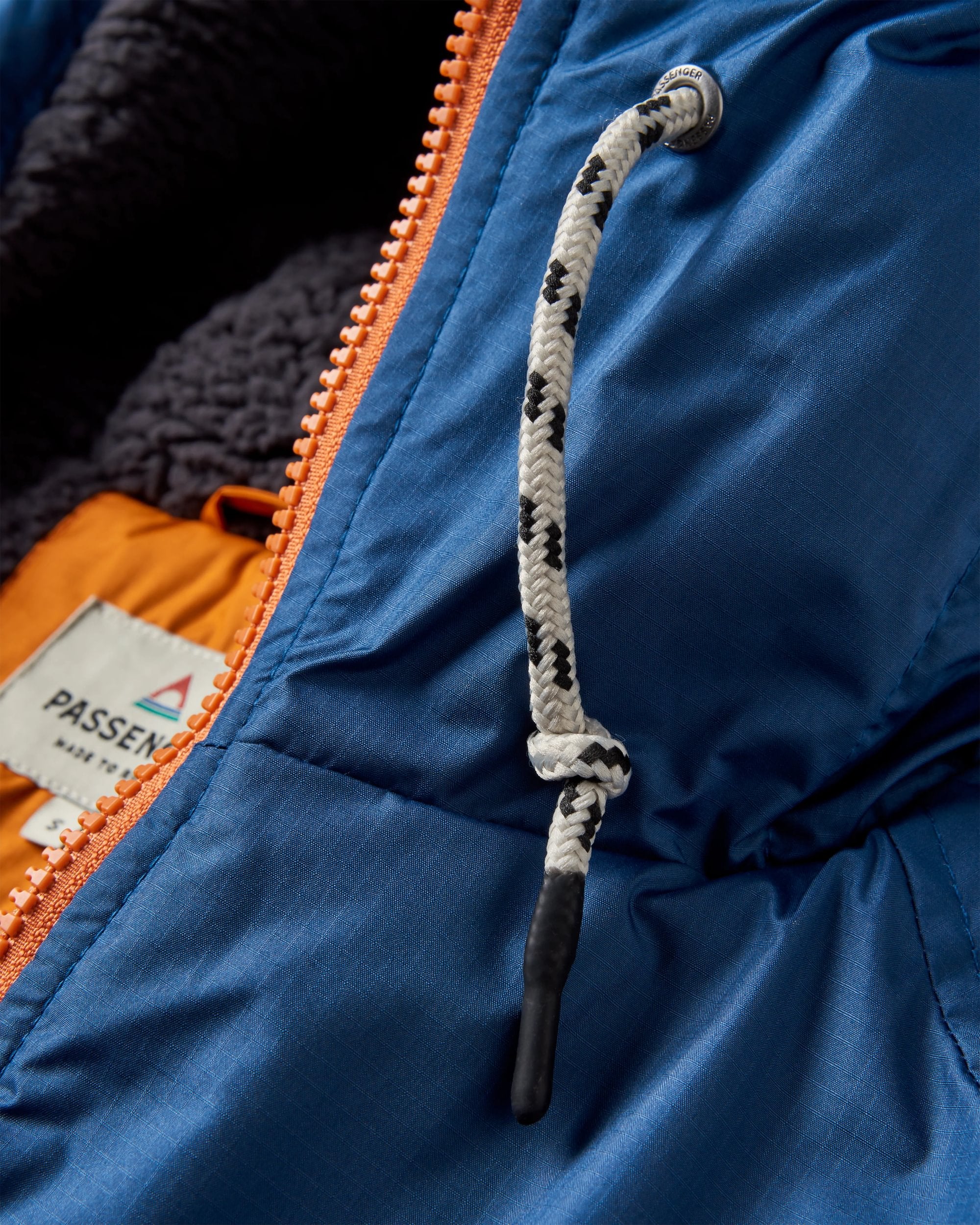 Waves Sherpa Lined Changing Robe - Dark Denim/ Deep Navy - Image 9