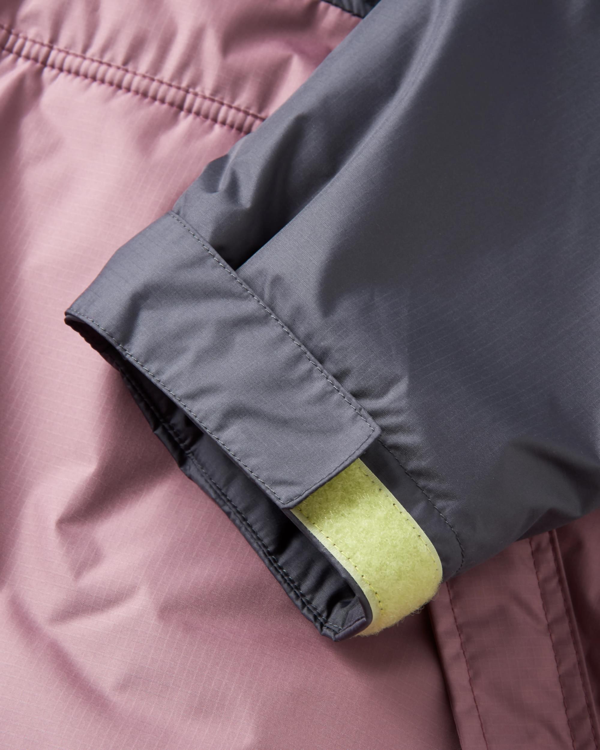 Waves Sherpa Lined Changing Robe - Grape / Charcoal - Image 10