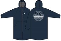 Waves Sherpa Lined Changing Robe - Rich Navy - Image 19