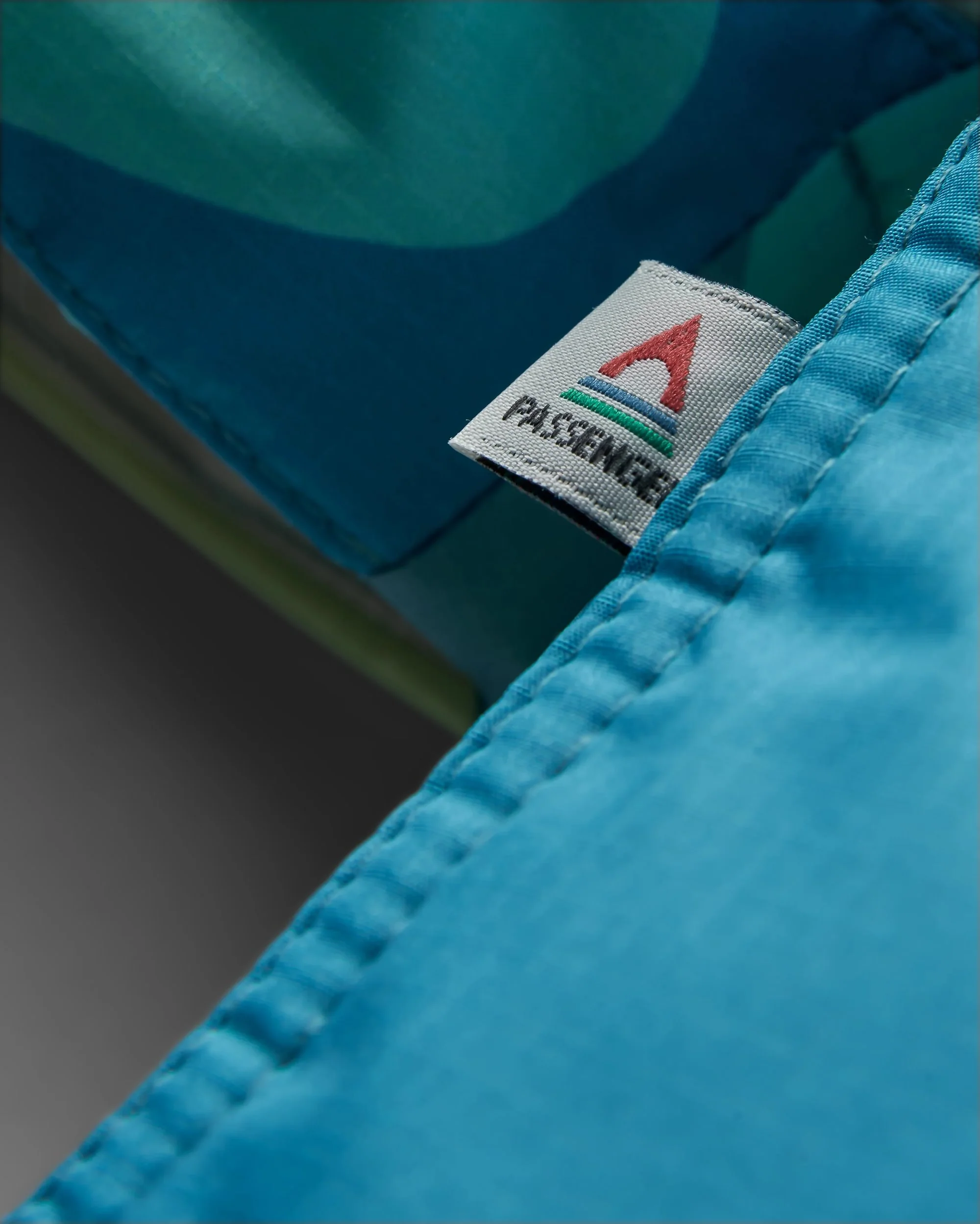 Waves Sherpa Lined Changing Robe - Vista Patchwork Aqua - Image 8