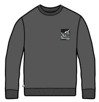 Waves & Trees Organic Cotton Sweatshirt - Charcoal - Image 9